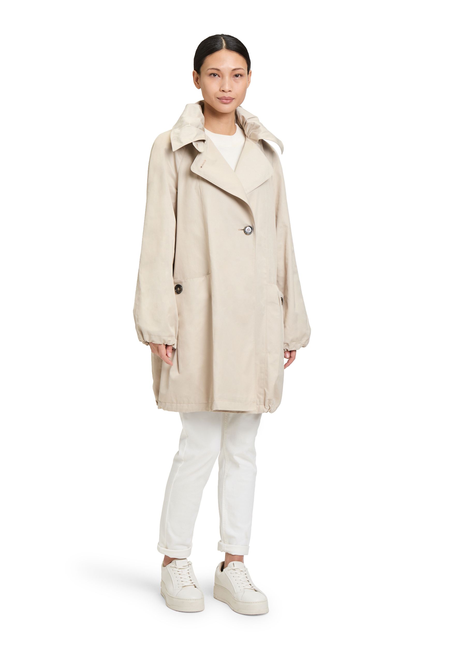 Saint Jacques |  Saint Jacques Sommermantel | 40 | silver beige