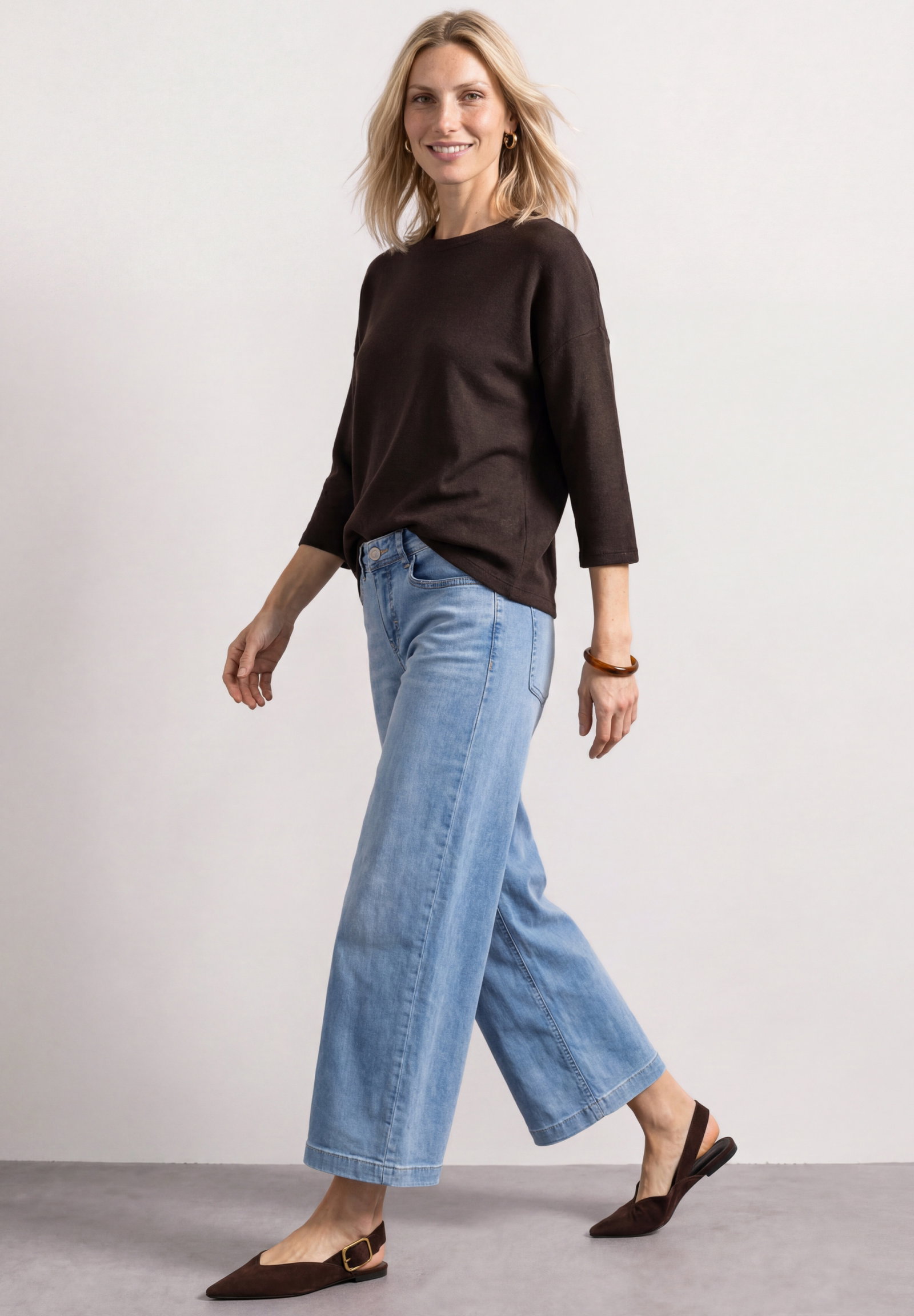 knit look shirt, black coffee #5