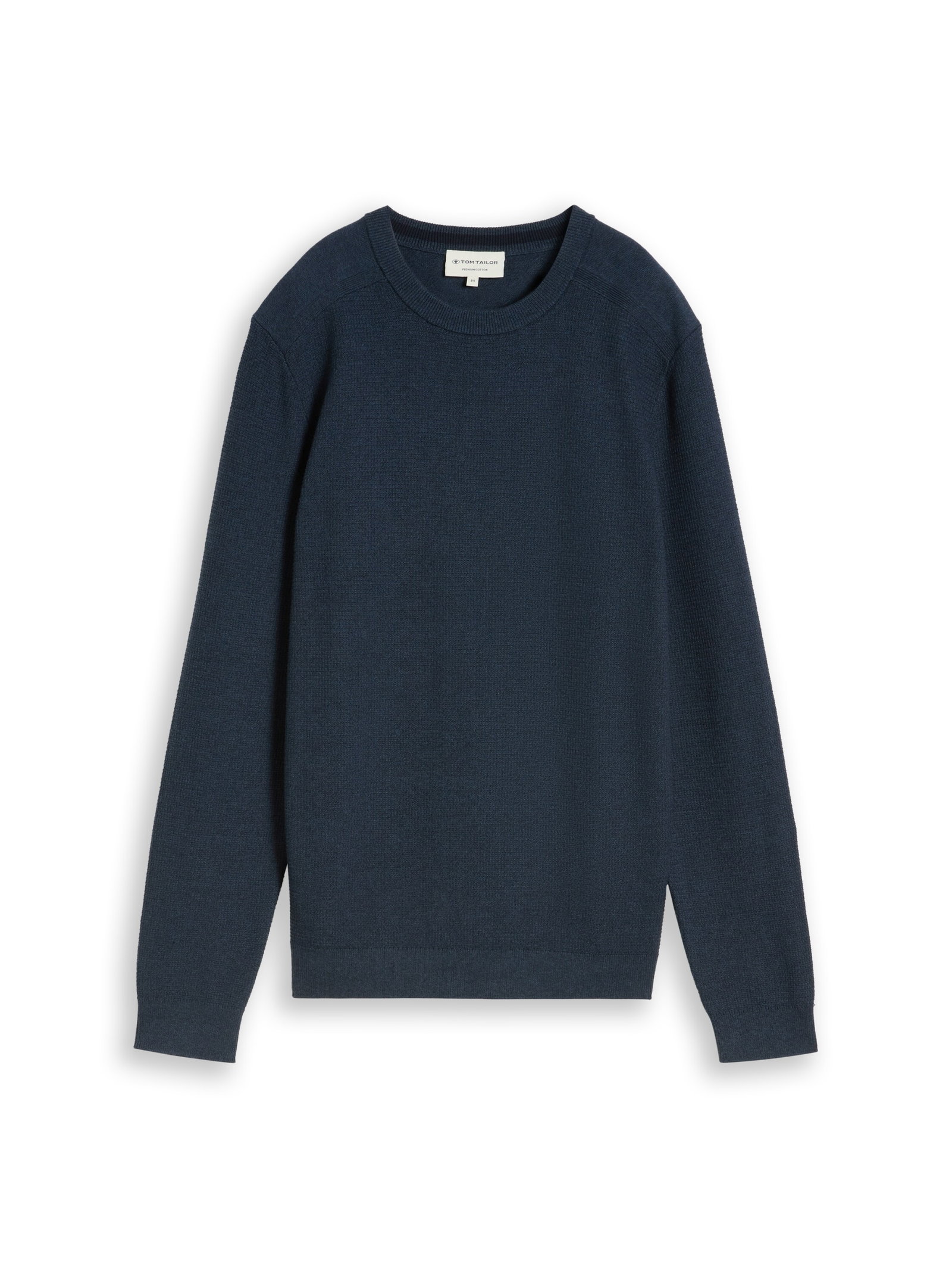 mouline structured crew neck k, mouline blue navy #1
