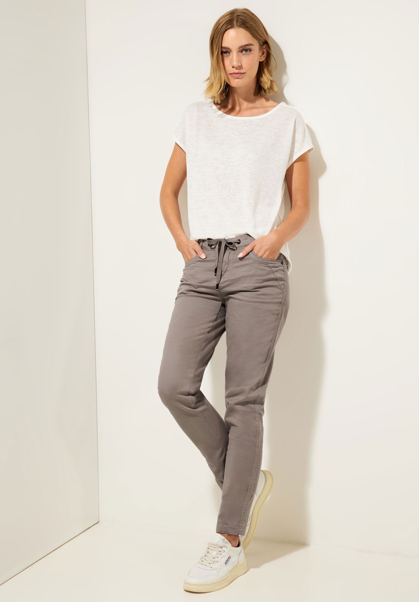 Street One | Street One Schmale Hose | 42/28 | sandy mocca