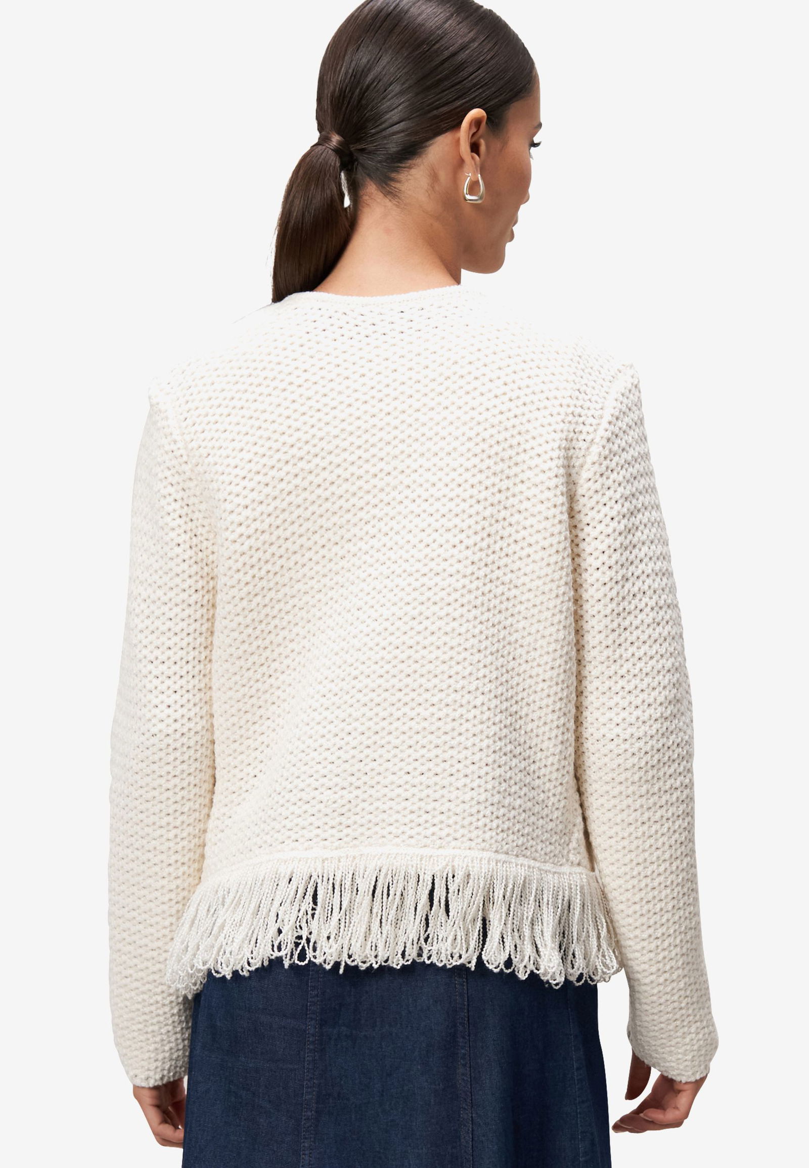 Zero |  Zero Strickjacke | Cardigan  | 44 | creamwhite