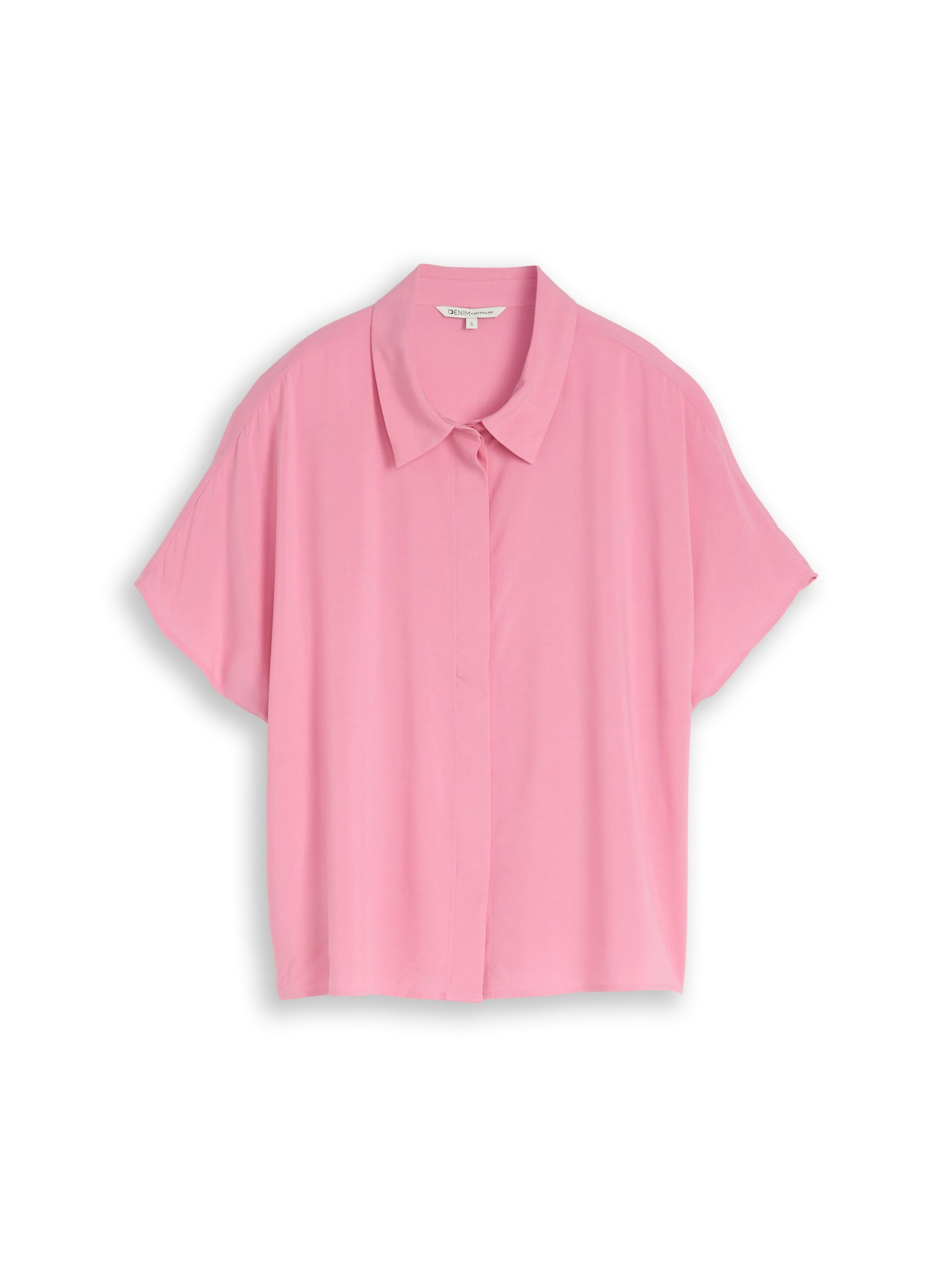 easy shortsleeve viscose blous, Soft Blush Rose #1