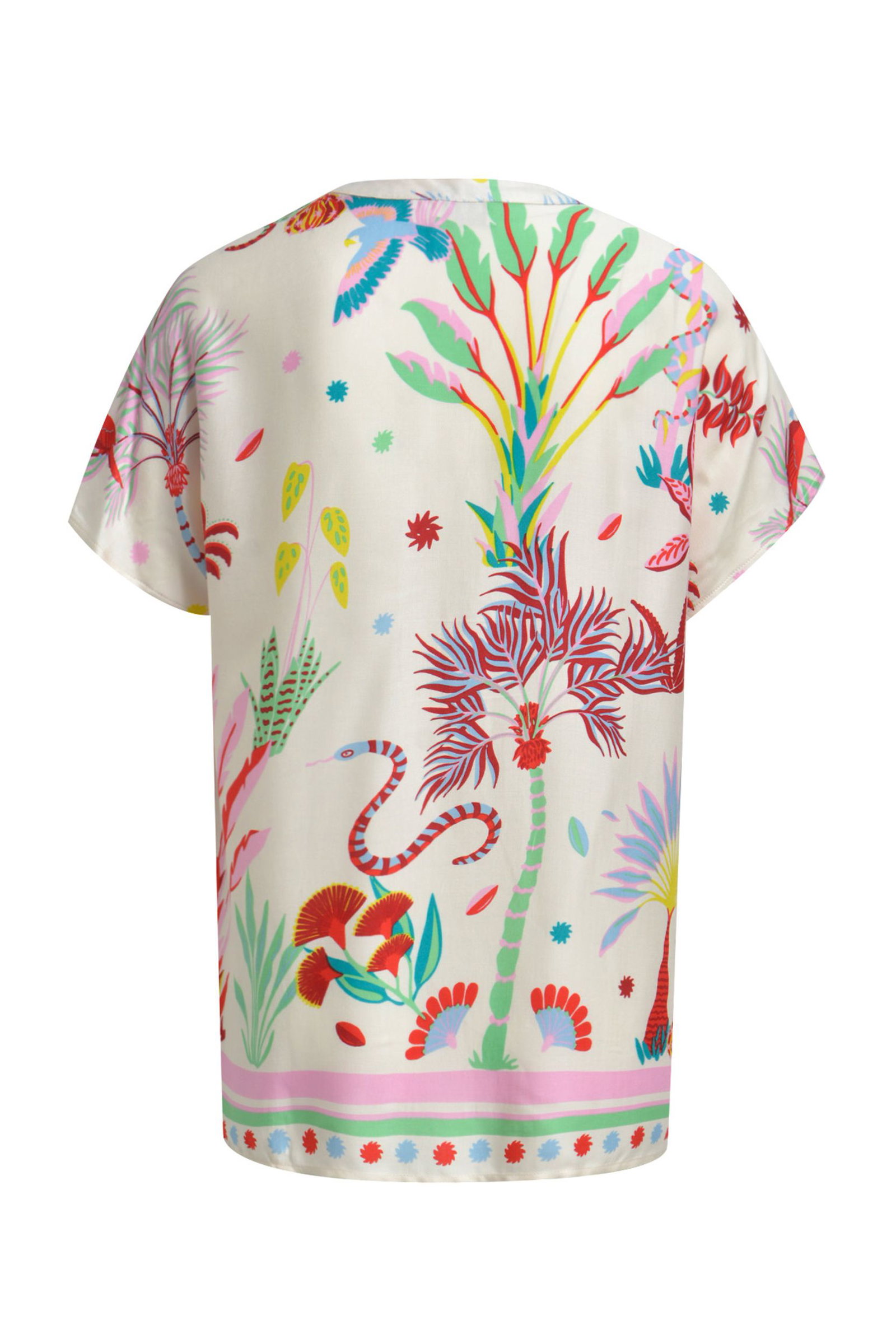 Milano |  Milano Druckbluse  | 40 | sand print