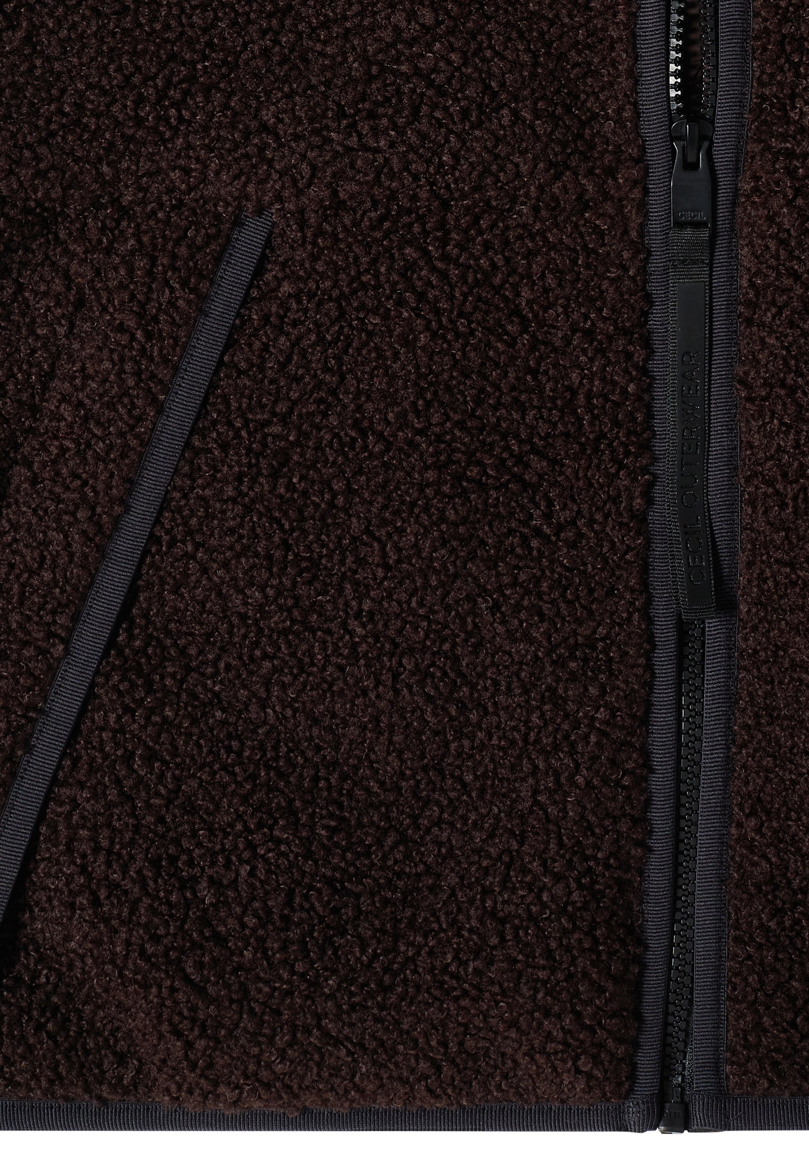 Teddy vest, chocolate sauce brown #2