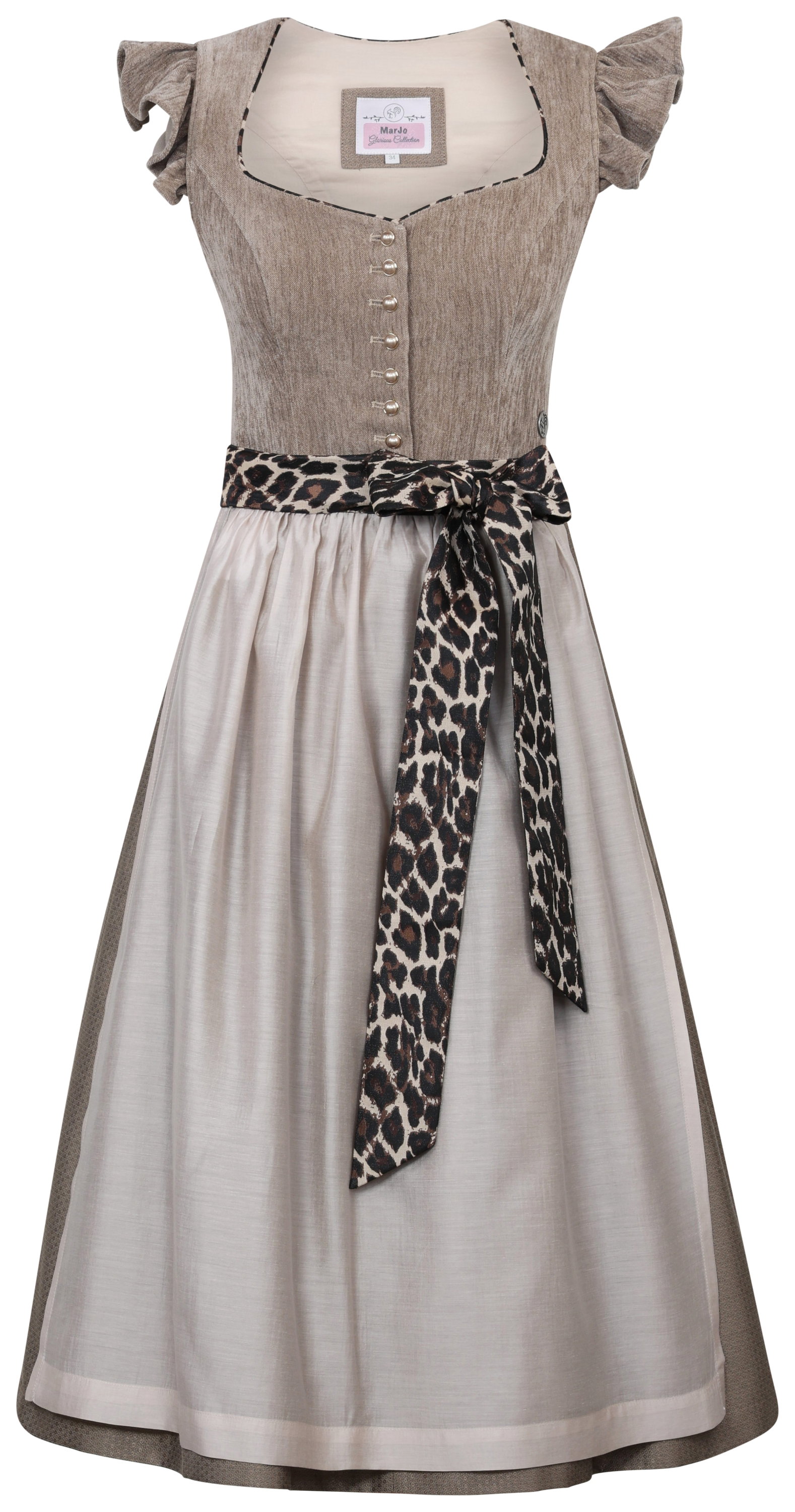 MarJo Dirndl Mididirndl Samtdirndl Oberhofen 70cm #1