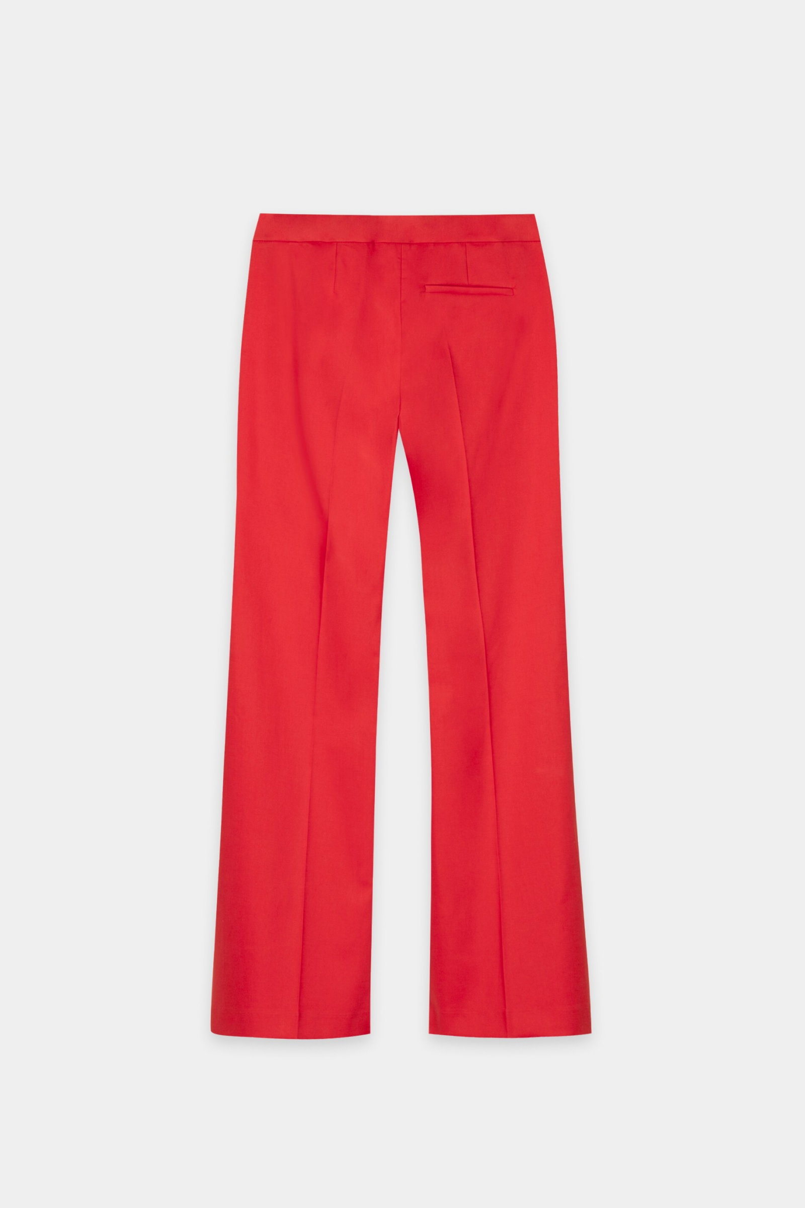 Luisa Cerano Gabardine-Flared-Pants cherry red #6
