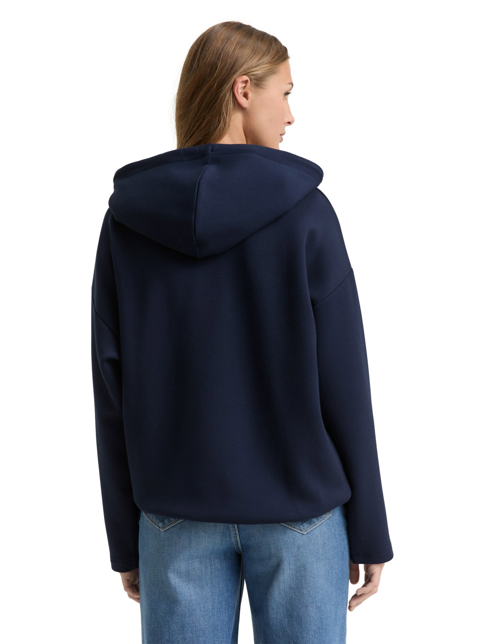 Loose Fit Scuba Hoodie Sweatshirt #4