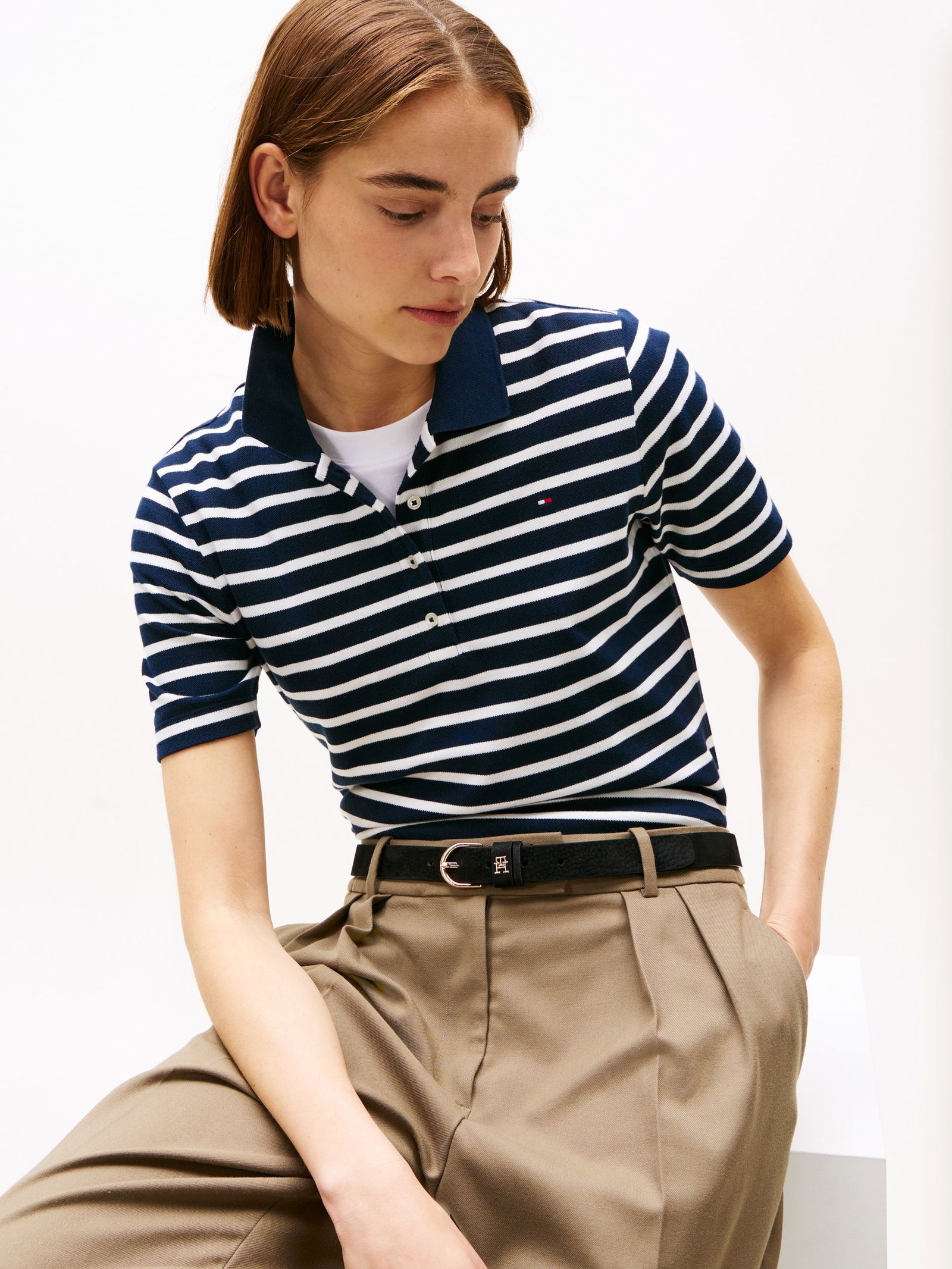 Tommy Hilfiger | Tommy Hilfiger Poloshirt | XL | dark night navy/ ecru stp