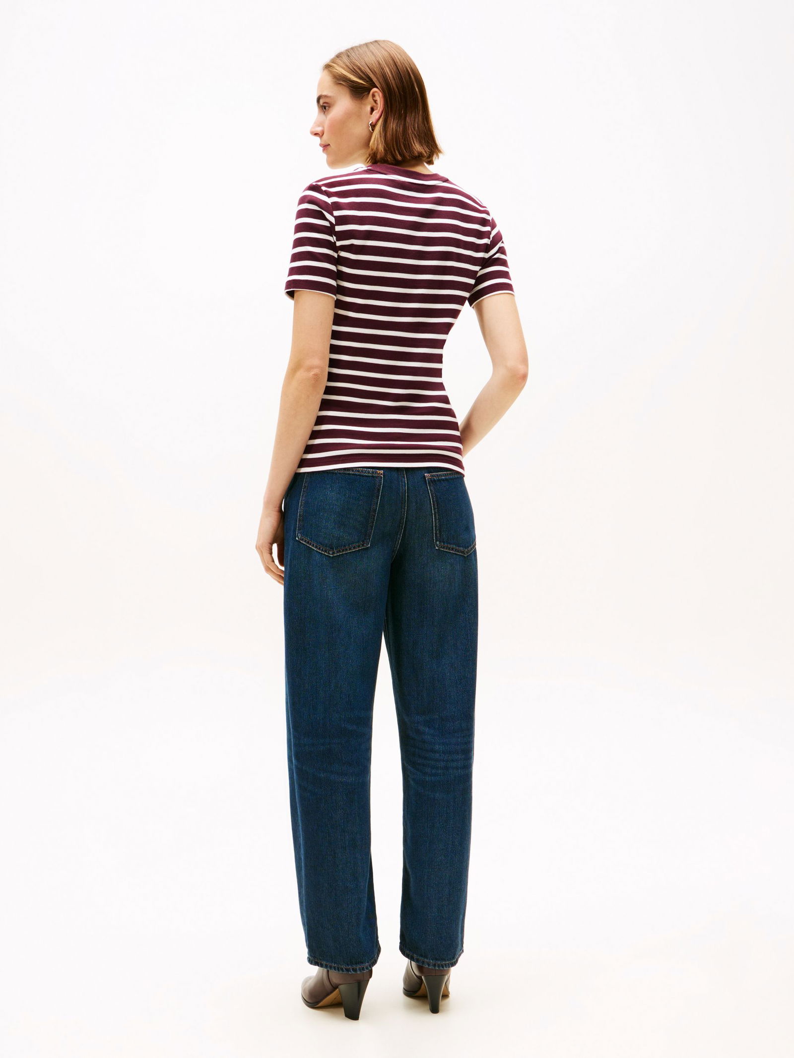 7dcde3bcb696271d09e81e18fce9e1cc Tommy Hilfiger | Tommy Hilfiger Slim Cody T-Shirt | M | brilliant berry / stripe