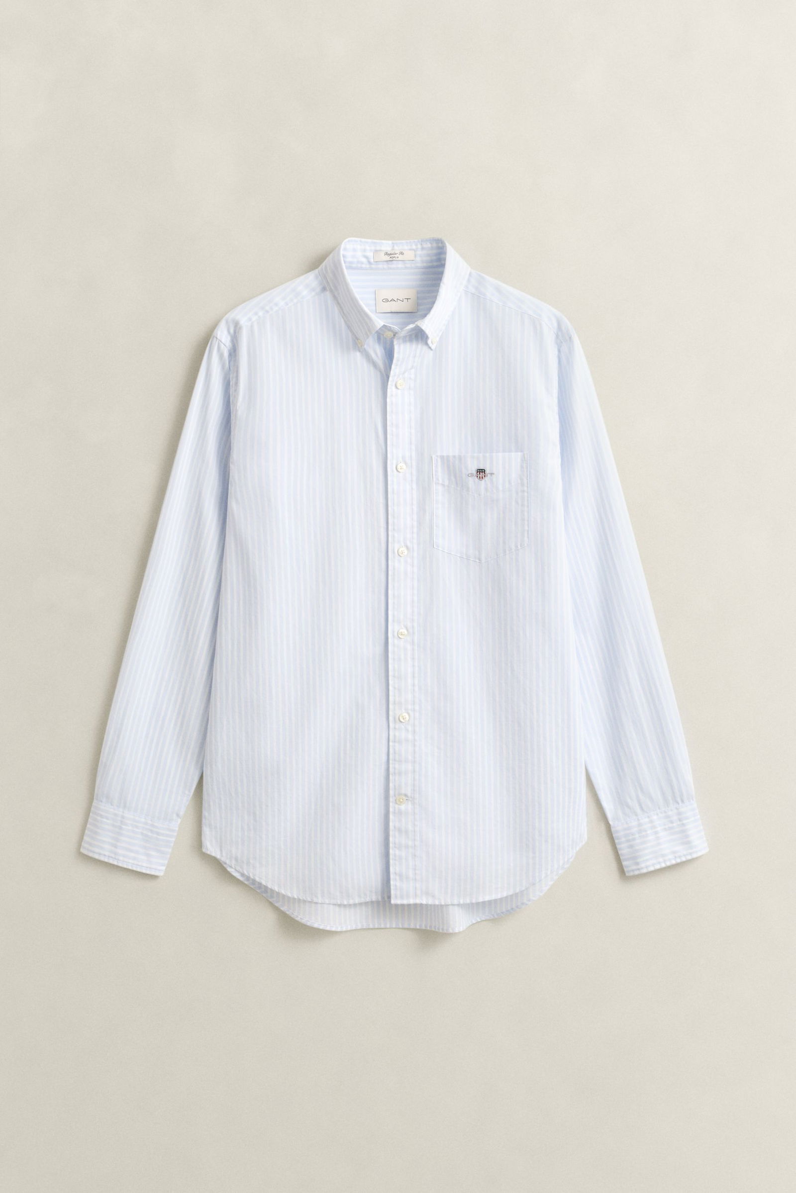 Gant |  Gant Hemd Regular Fit  | M | light blue