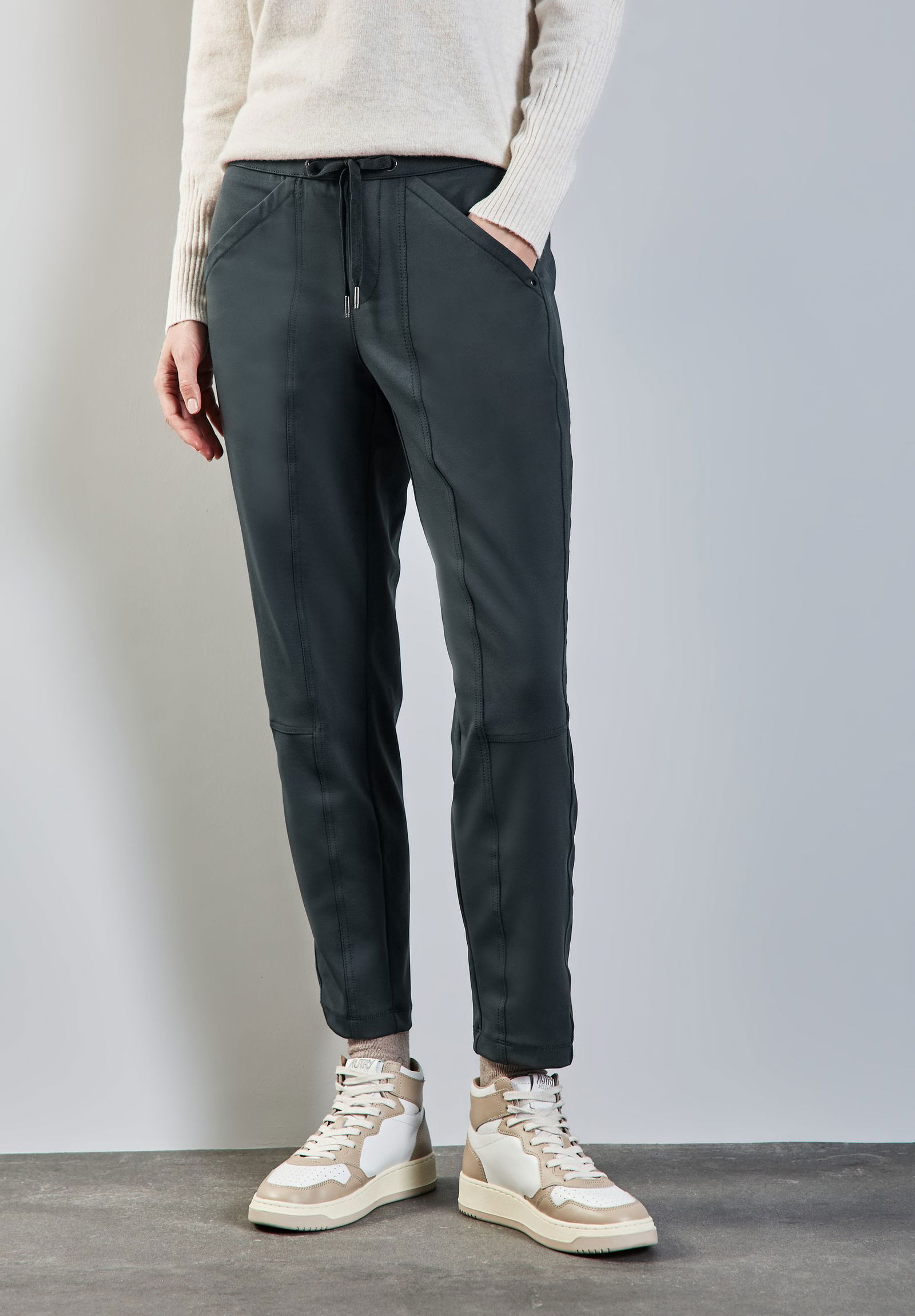 Street One |  Street One Schmale Hose  | 36/28 | cool vintage green