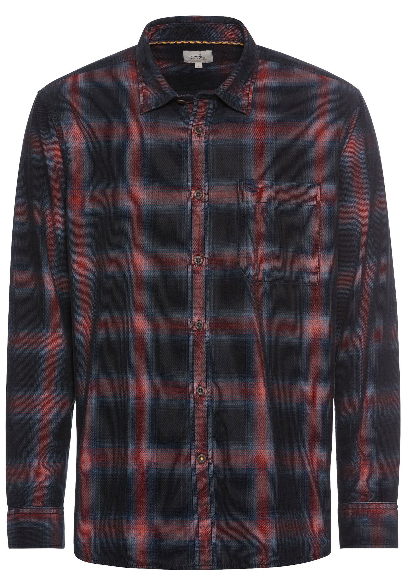 Camel Active | Camel Active Hemd Regular Fit | XL | faded red