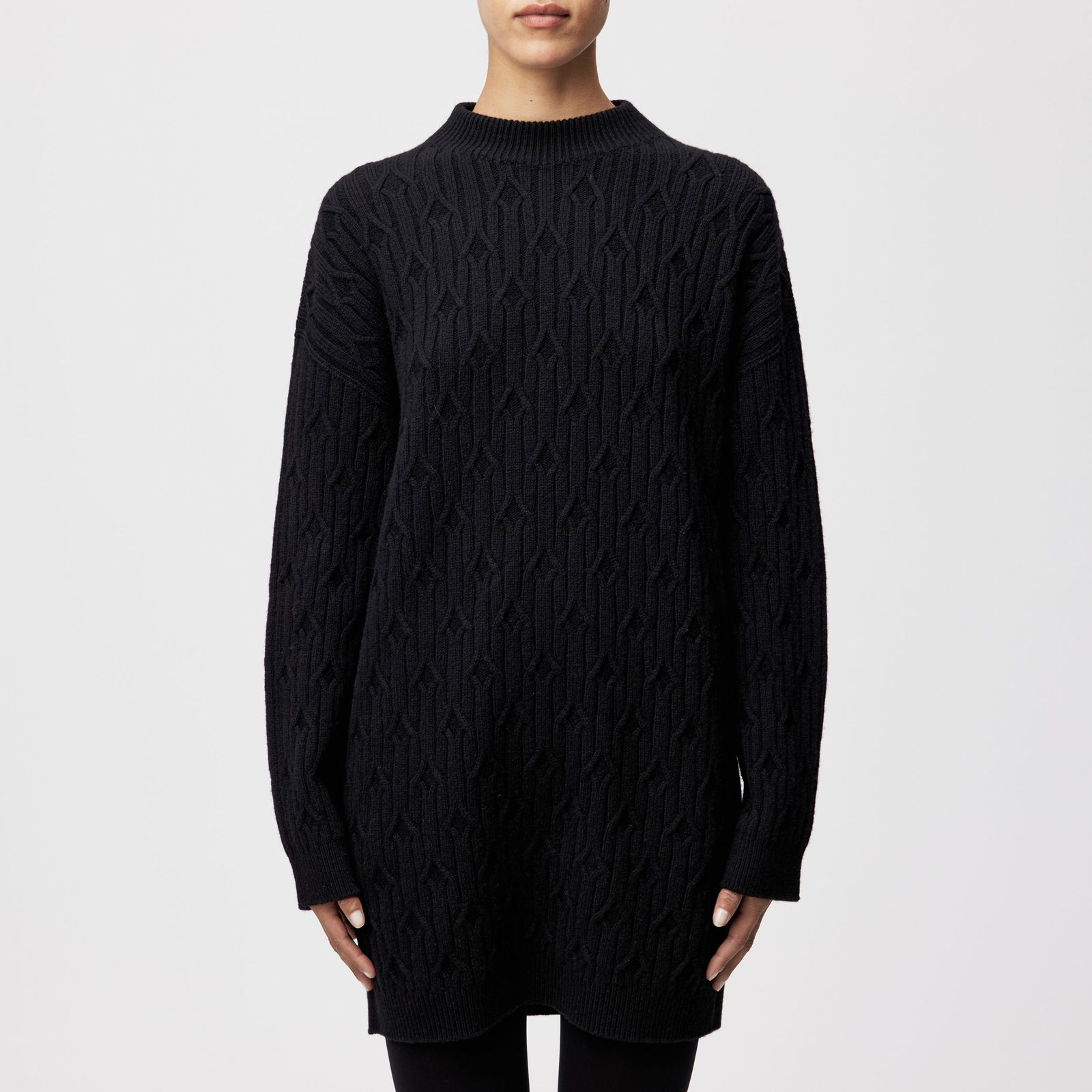 Drykorn | Drykorn Strickkleid "Elsteri" | M | schwarz
