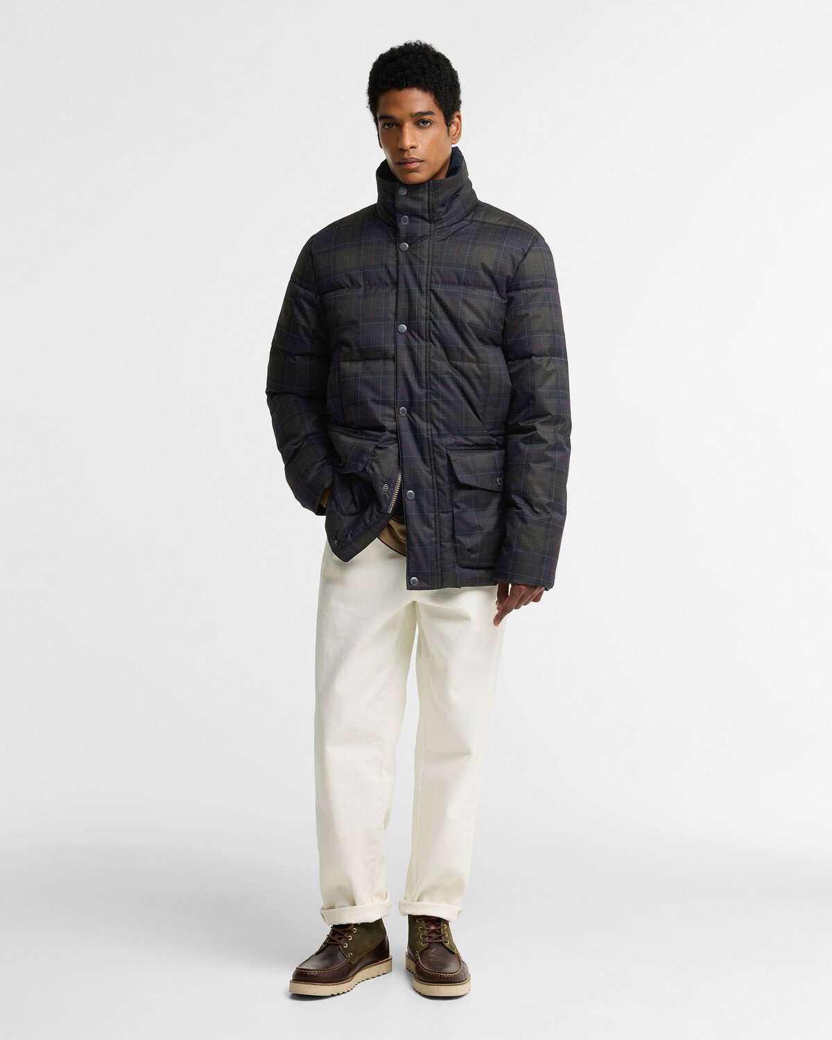 Barbour Winterjacke Lonnen Tartan #2