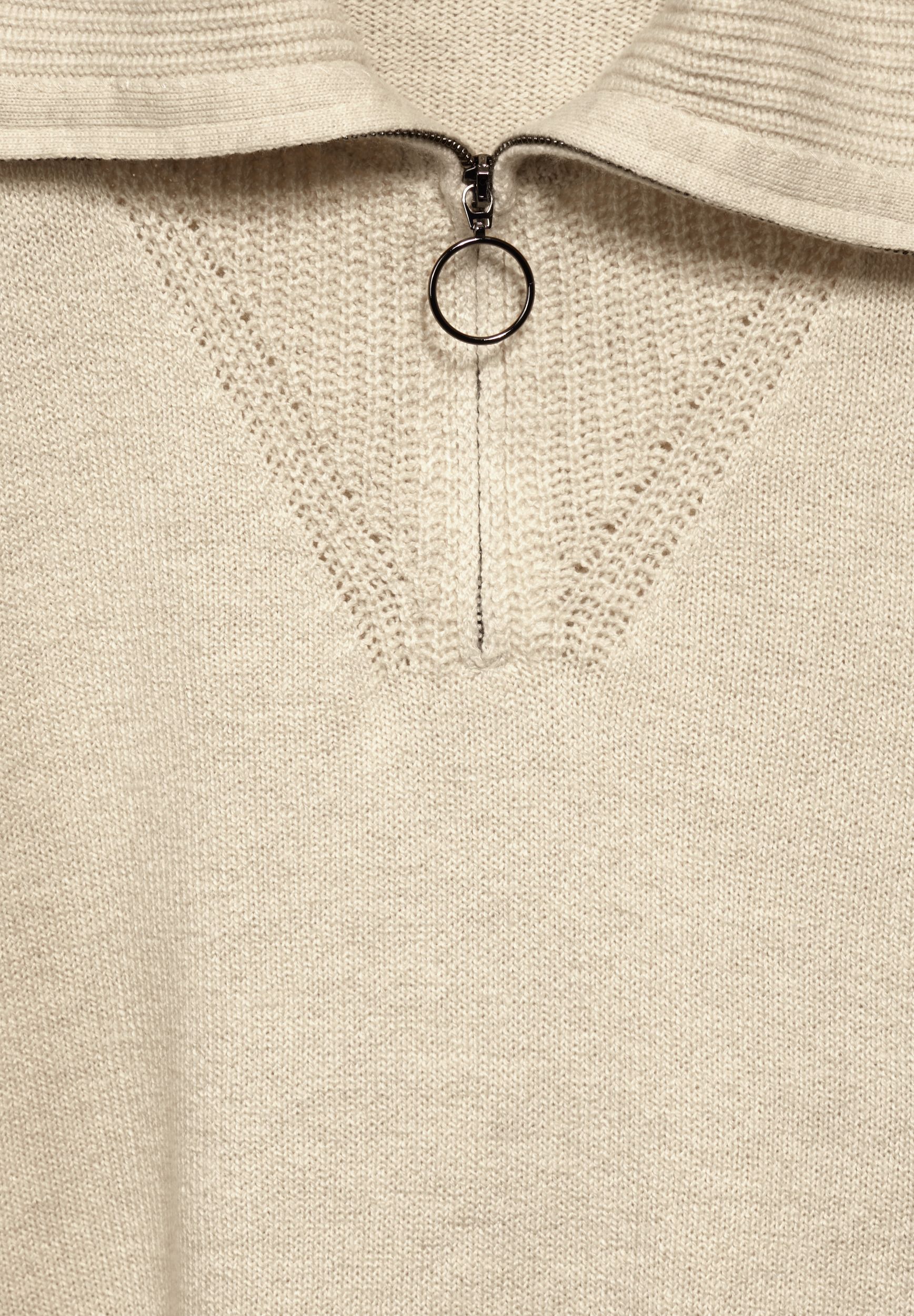 Street One |  Street One Kaschmir-Pullover  | 44 | oak beige melange