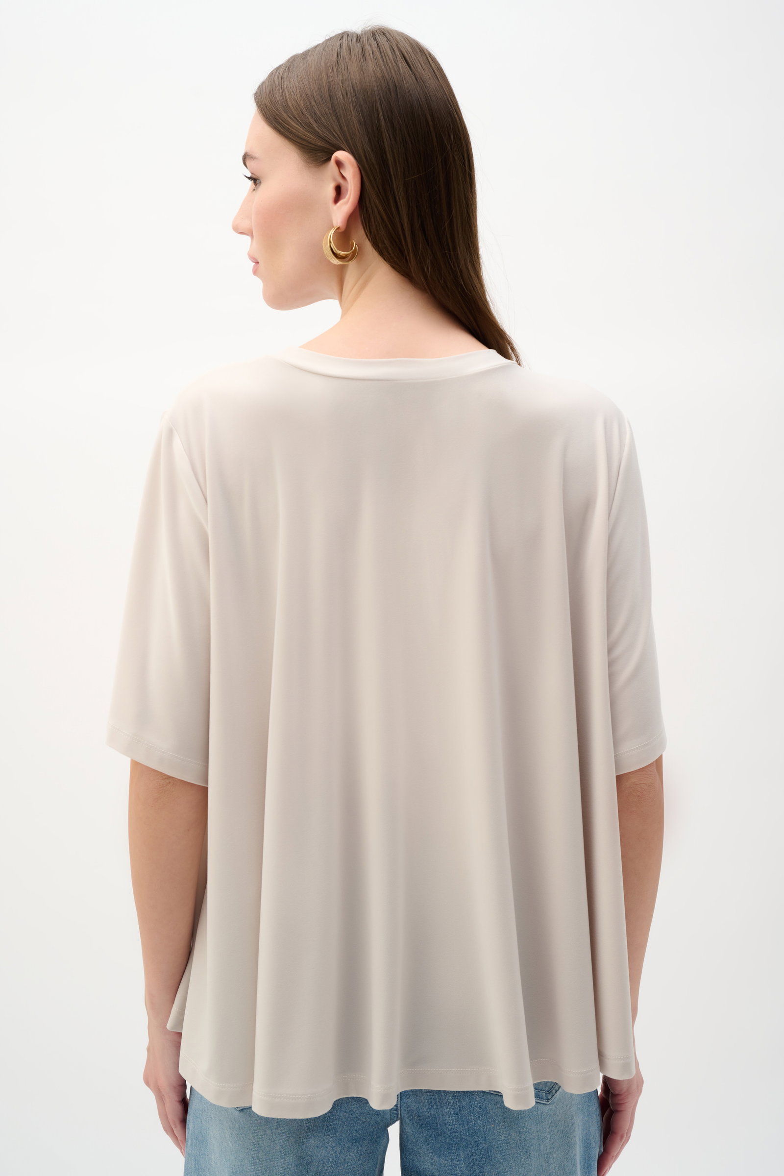 Joseph Ribkoff Shirt T-Shirt Trapez-Top aus Silky Knit #3
