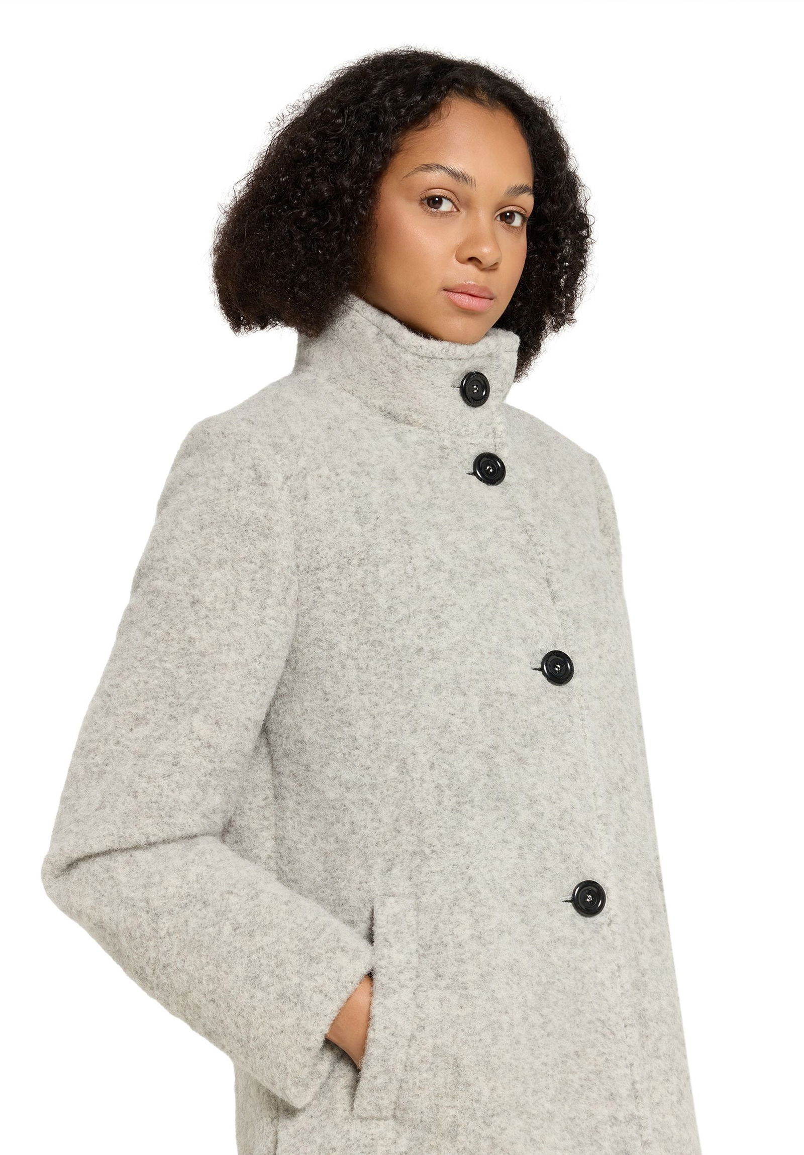Saint Jacques |  Saint Jacques Wolljacke  | 36 | light silver melange