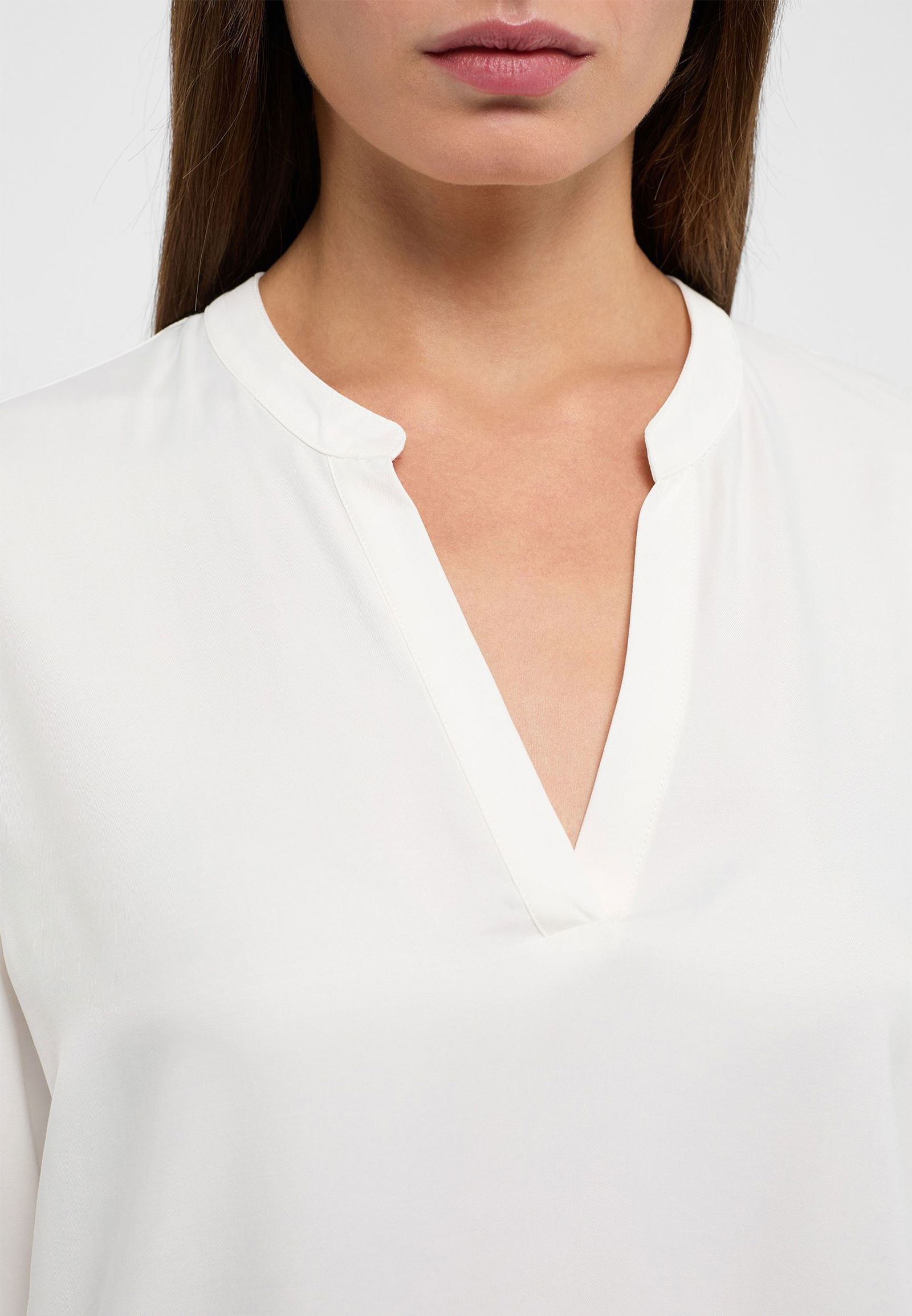 Eterna Bluse Viskose Langarm