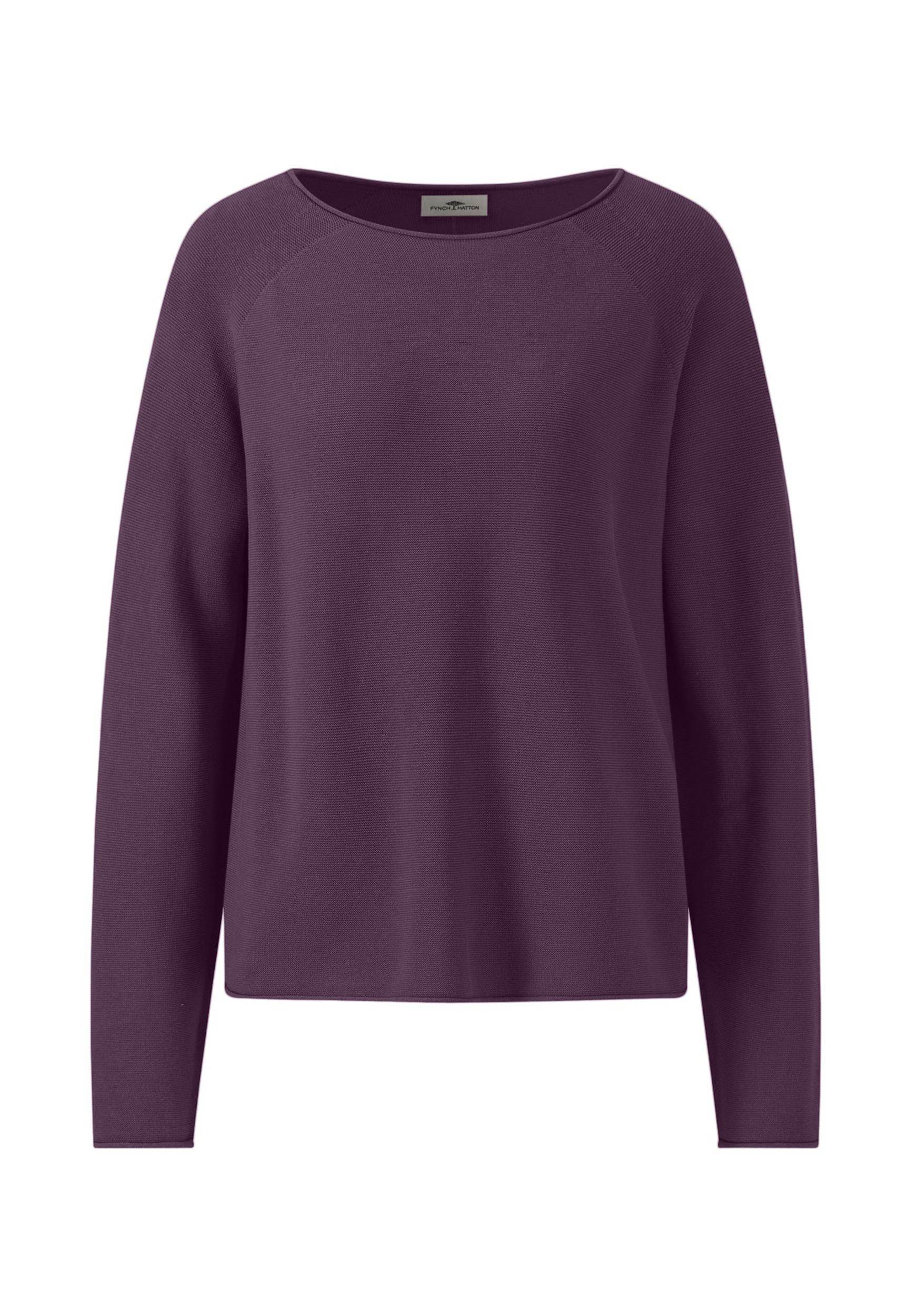 Fynch Hatton |  Fynch Hatton Pullover  | M | modern plum