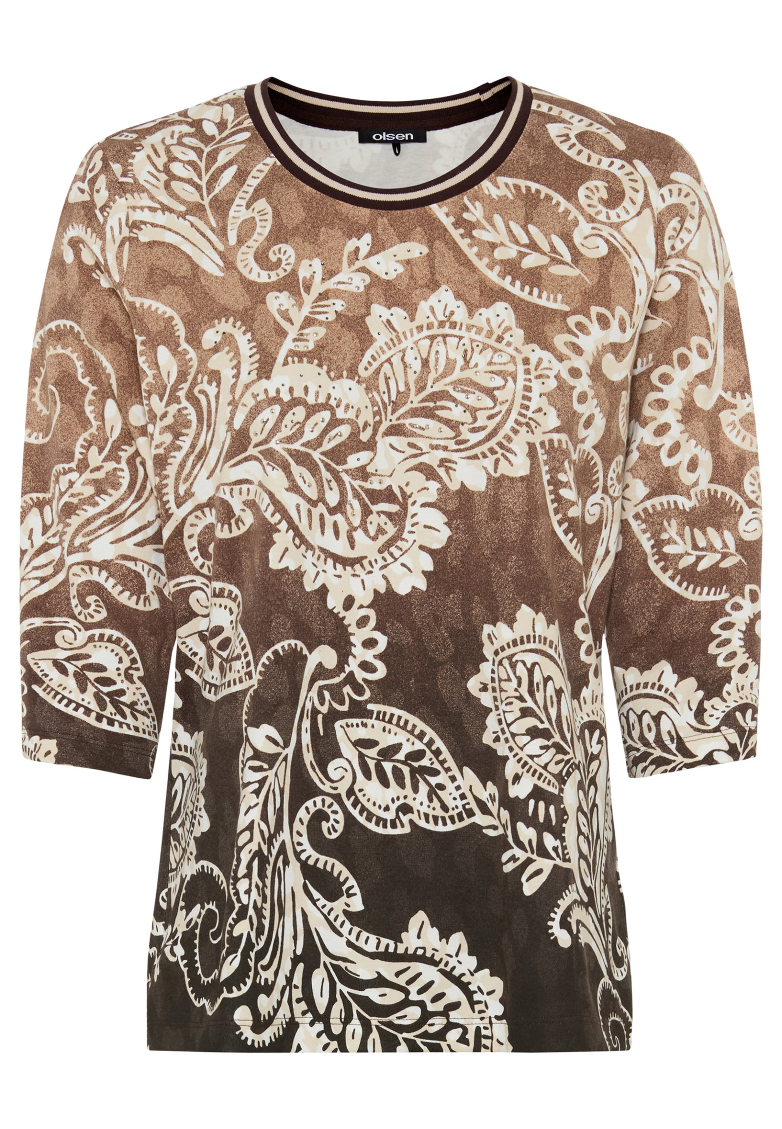 T-Shirt Long Sleeves, Coffee Bean #1