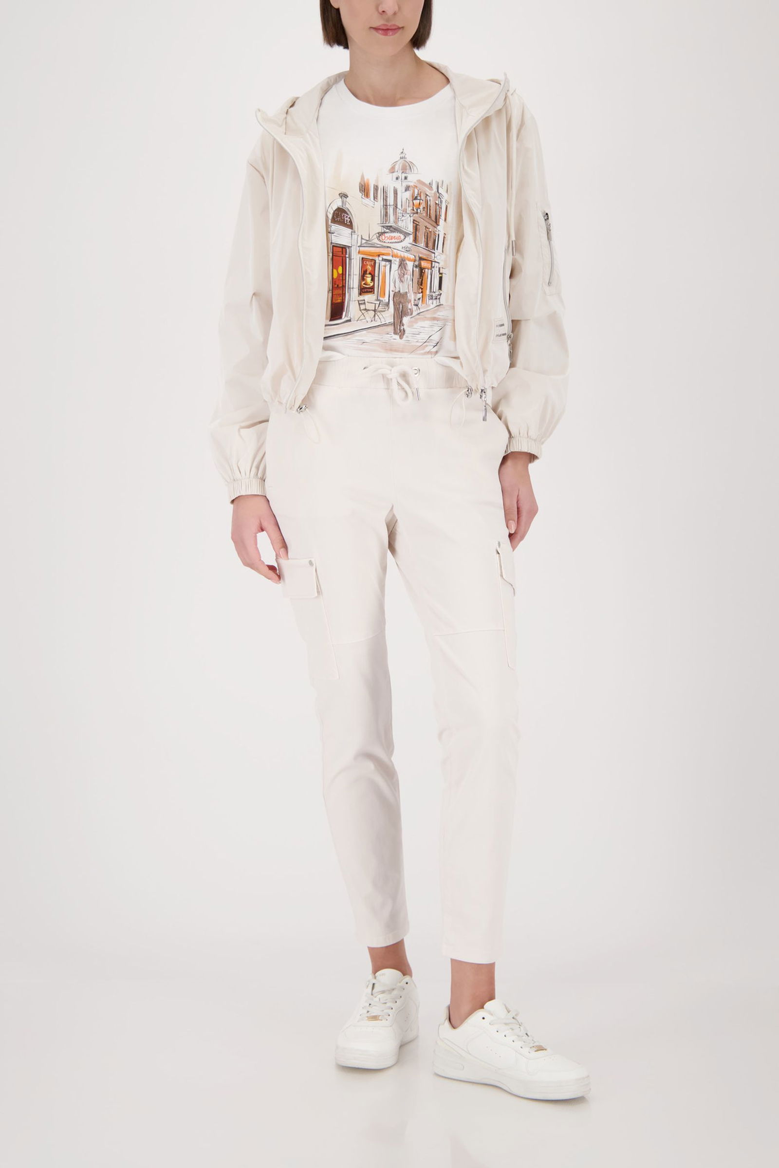 Monari |  Monari Funktionsjacke  | 36 | cloudy grey