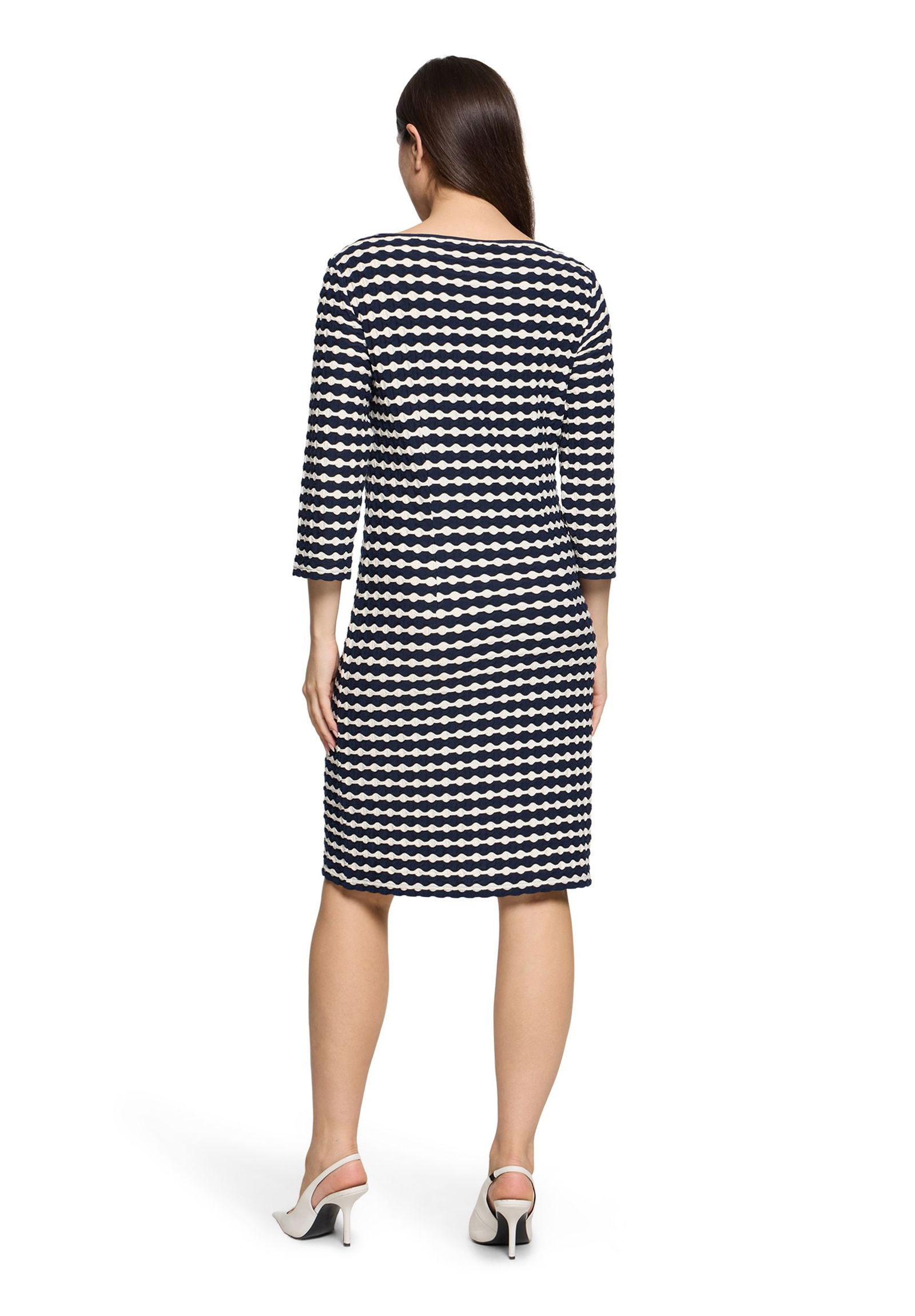 Betty Barclay |  Betty Barclay Freizeitkleid  | 38 | dunkelblau/weiß