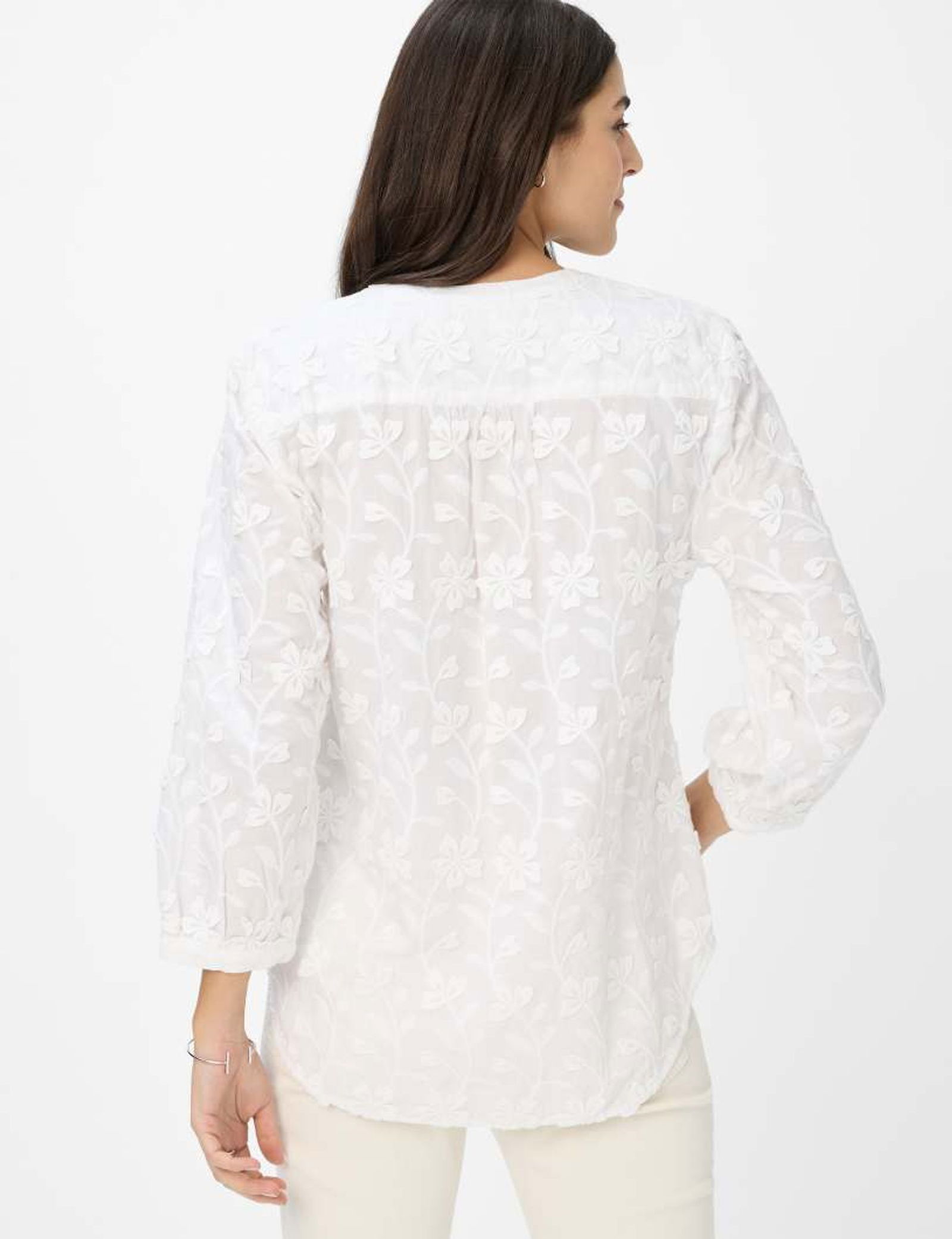 Brax | Brax Druckbluse | 40 | white