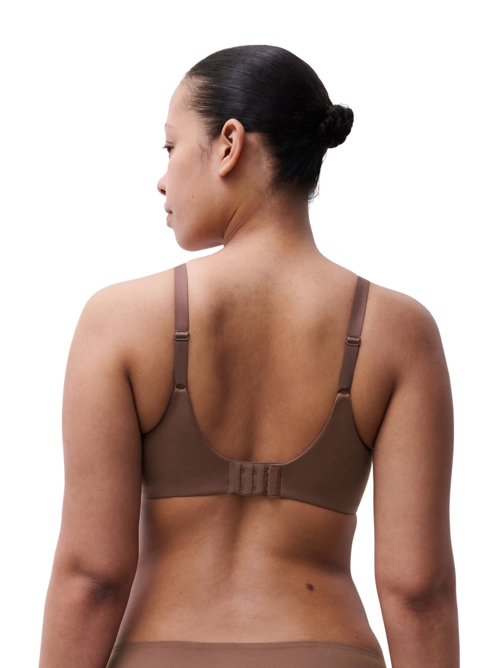 NORAH LI BH MIT BUEG. BEDECKEND GEMOLDET, WILD BROWN #3