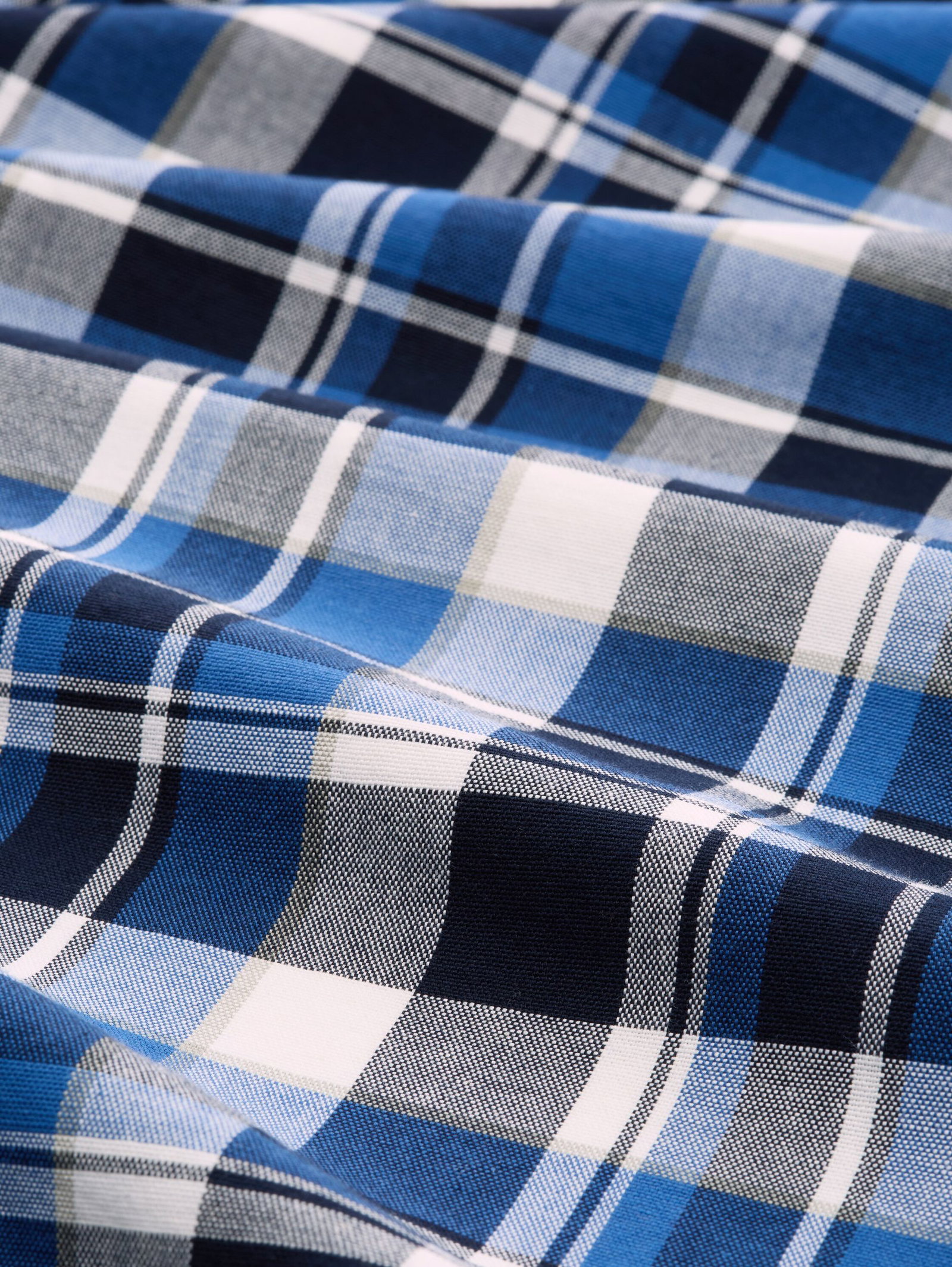 Tom Tailor |  Regular Fit Hemd im Karomuster | L | blue white check