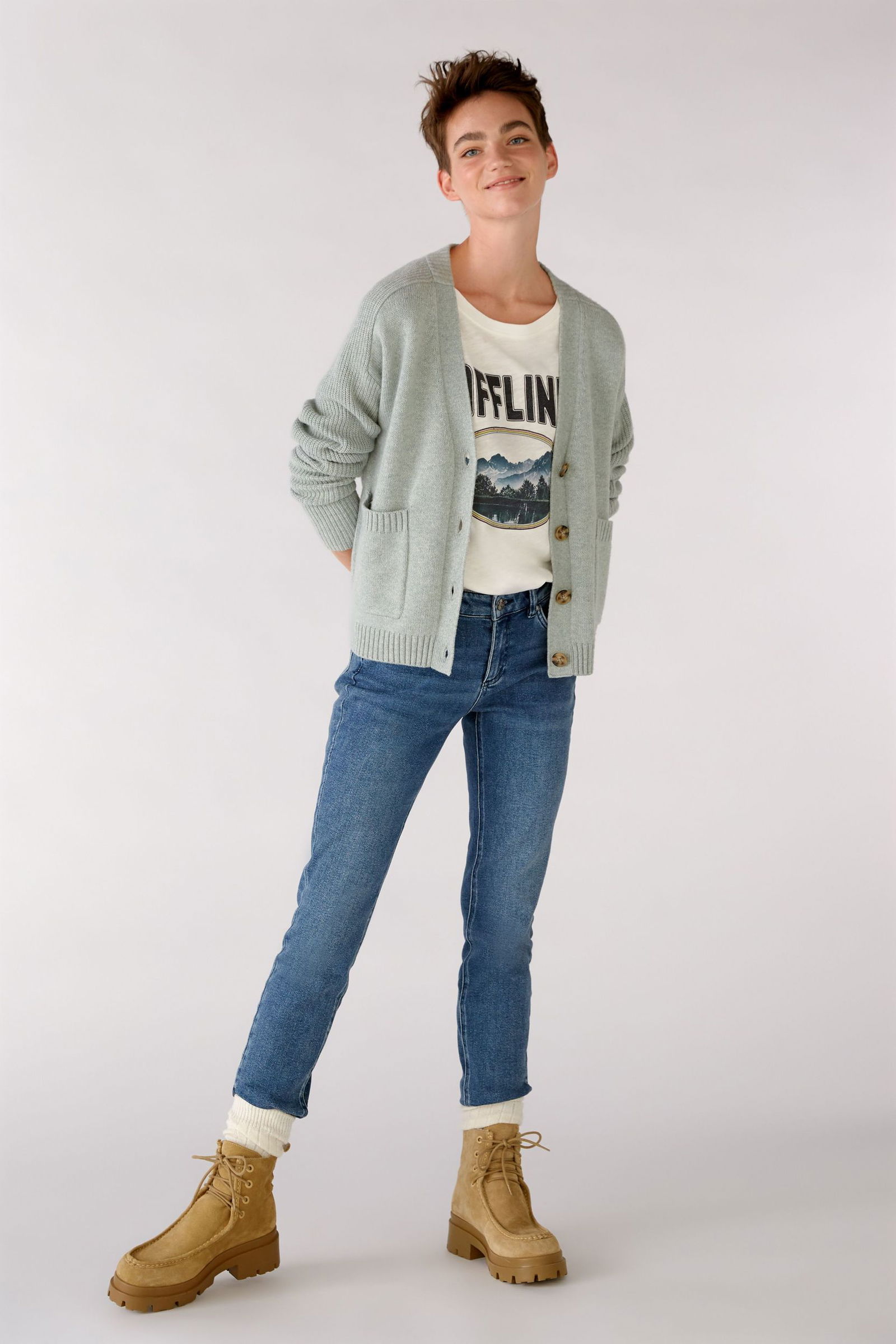 Oui Strickjacke | Cardigan