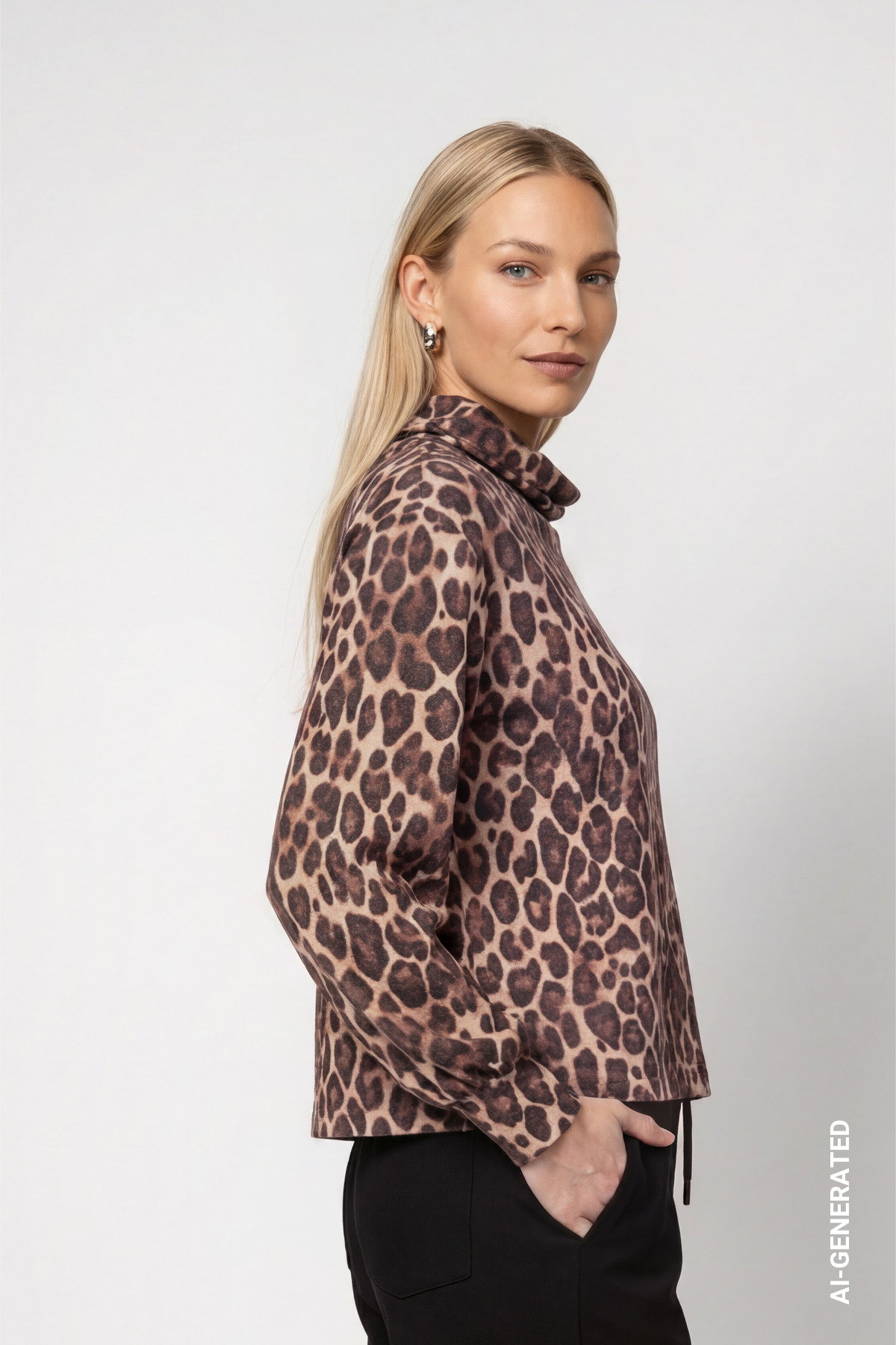 Pullover, hazel gemustert #3