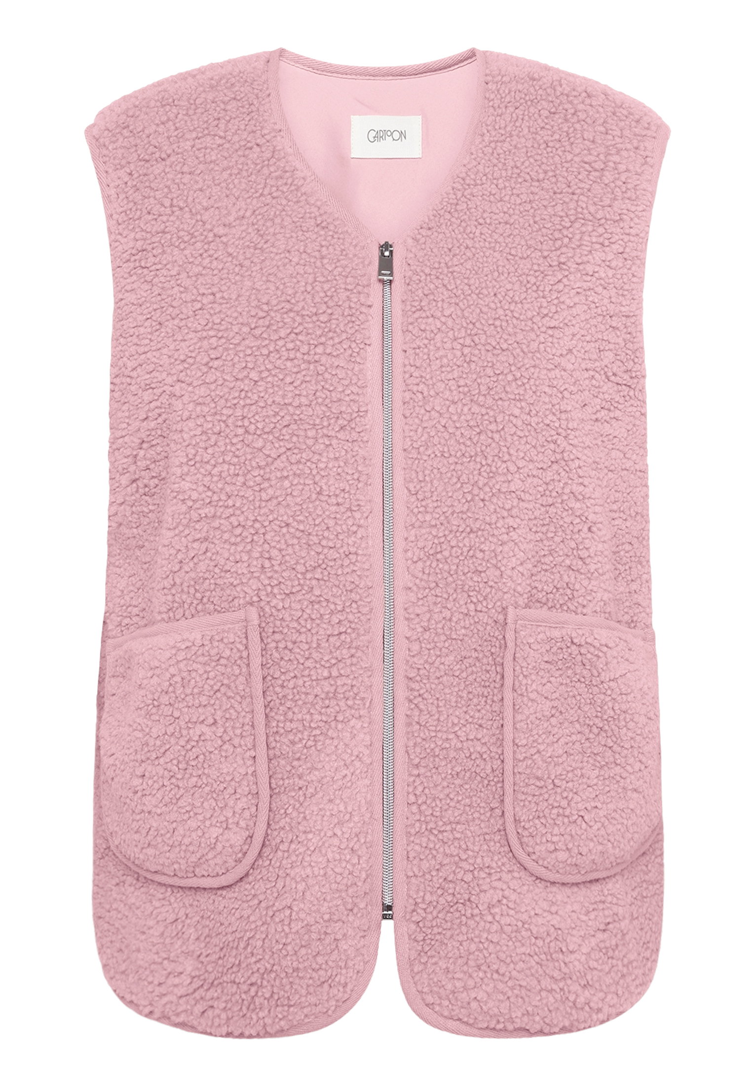 Weste Fell/Pelz, Light Mauve #1