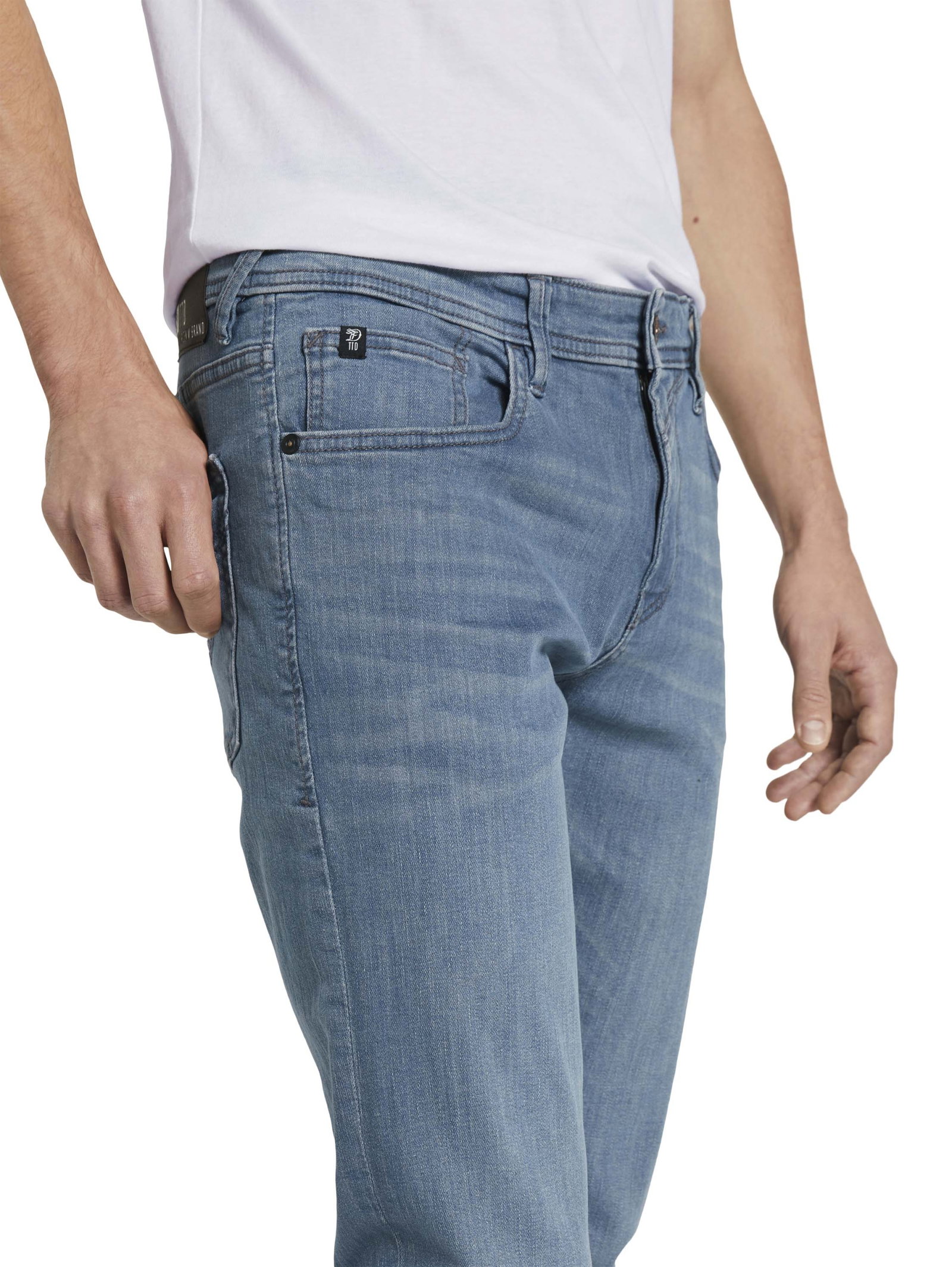 slim PIERS grey blue denim, blue grey denim #6