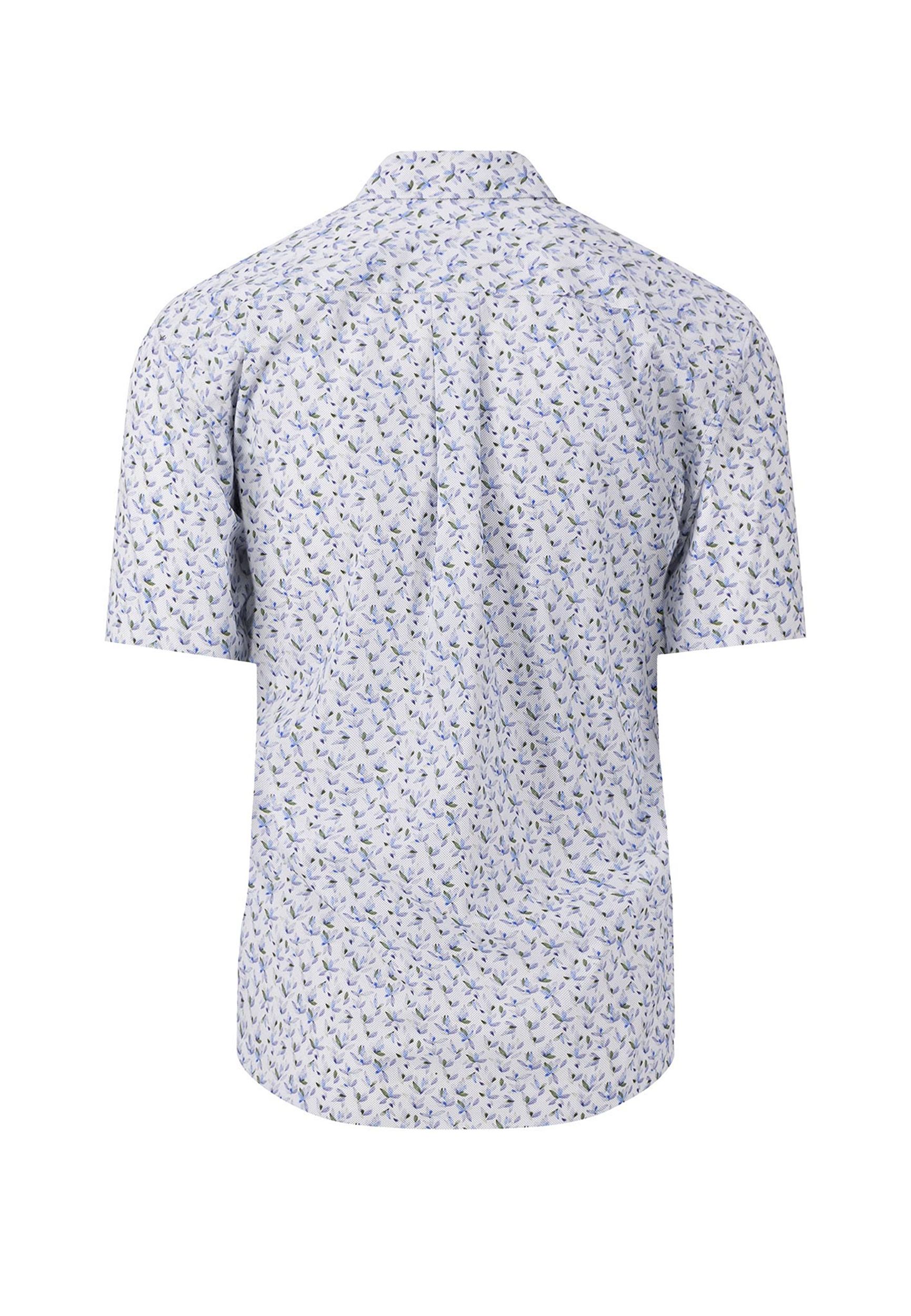 Fynch Hatton |  Fynch Hatton Hemd Regular Fit  | 3XL | crystal blue