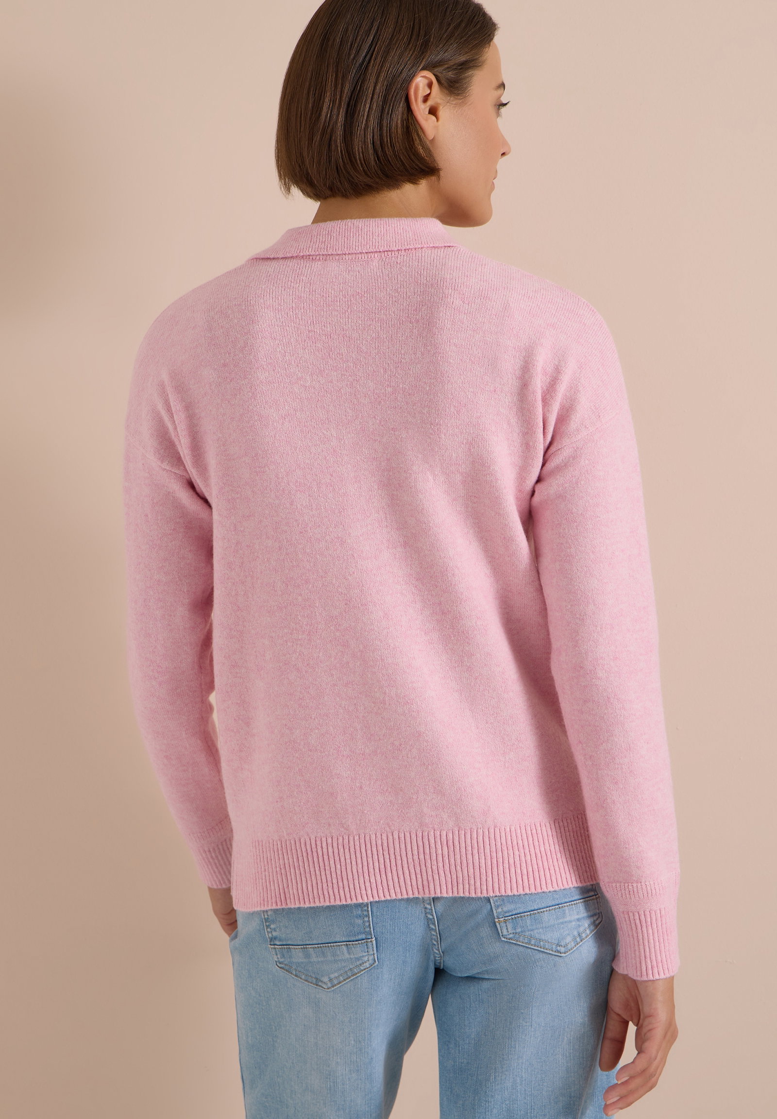 Cosy Polo, mellow rose melange #4