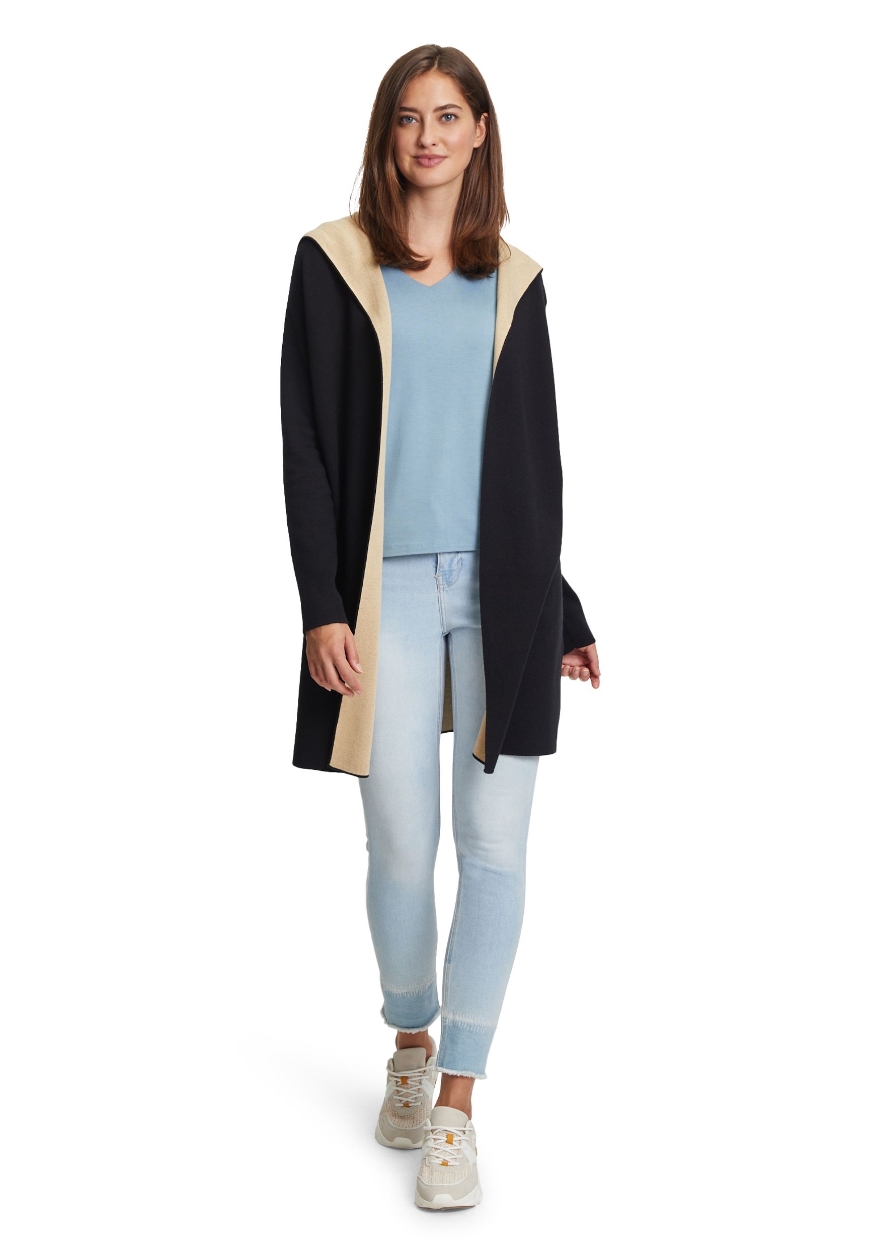 Longstrickjacke