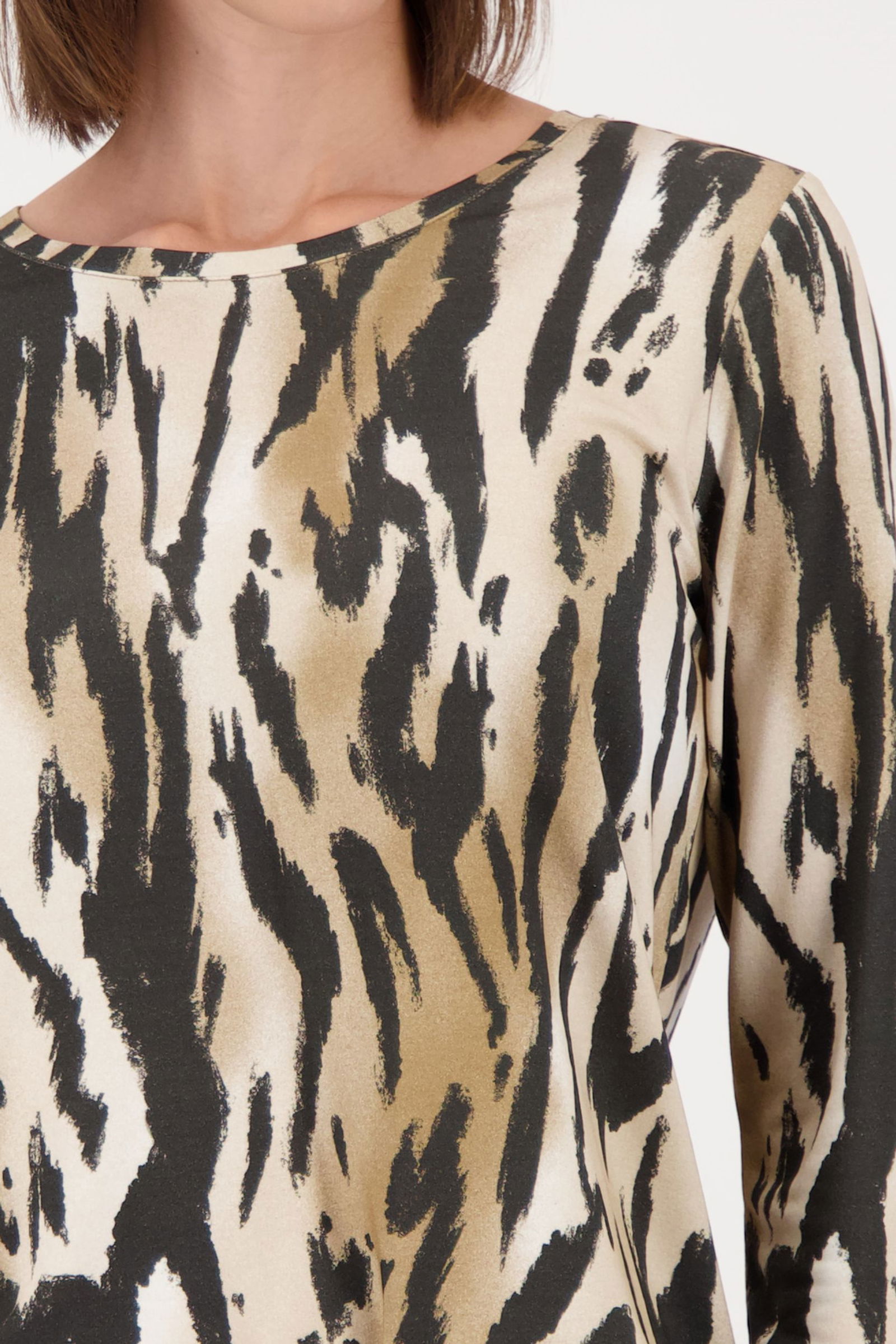 Monari | Pullover, whisky gemustert | 46