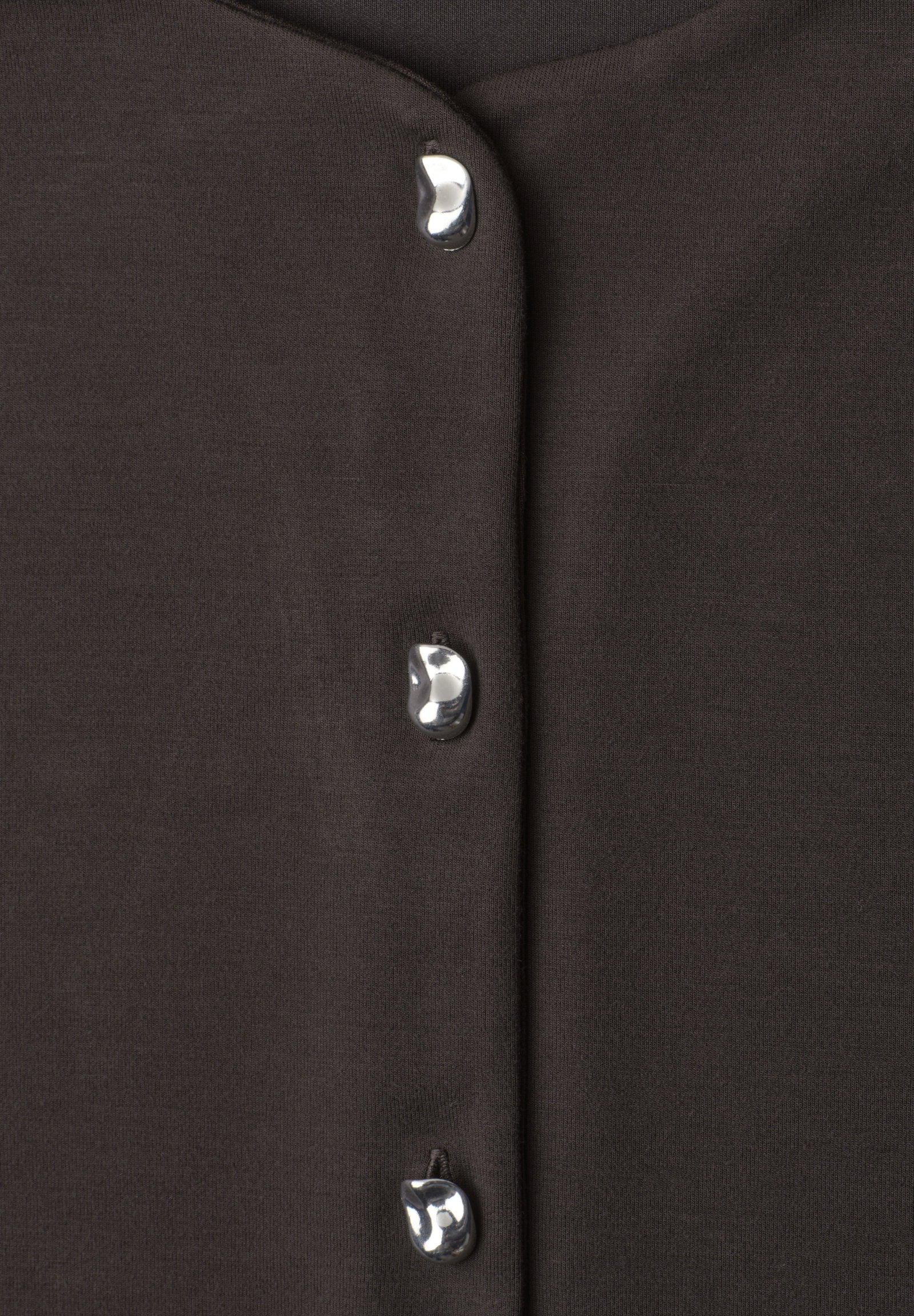 short jacket w.deco buttons, black coffee #2
