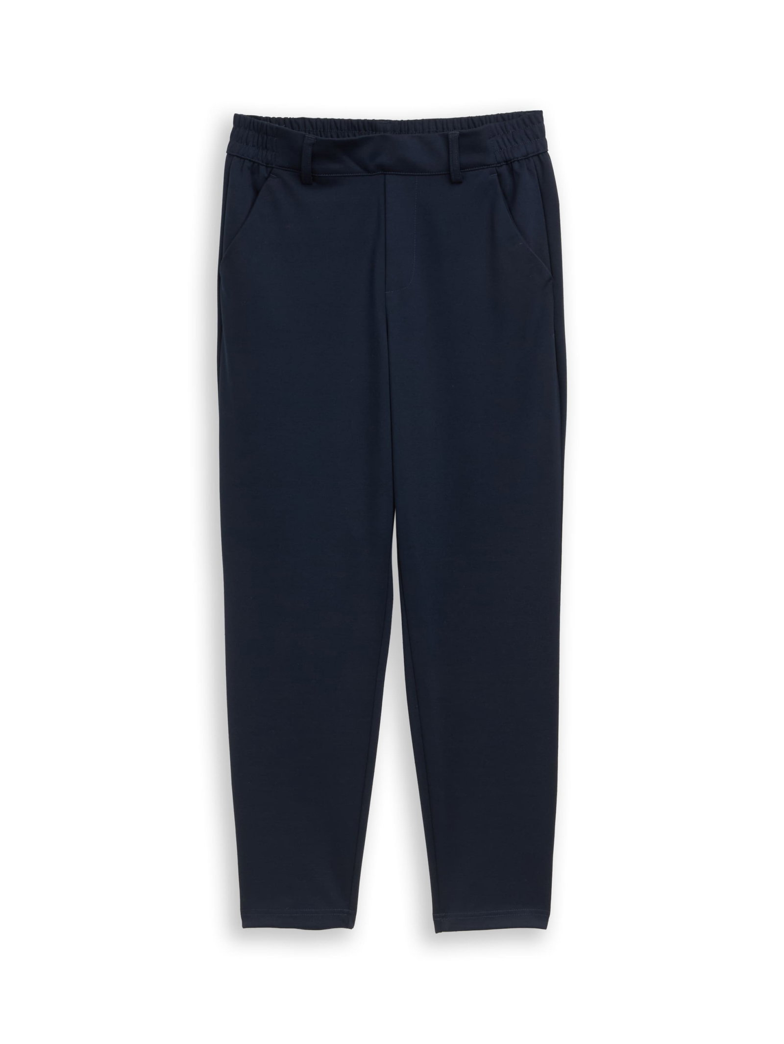 Constructed knitted pants, sky captain blue #1