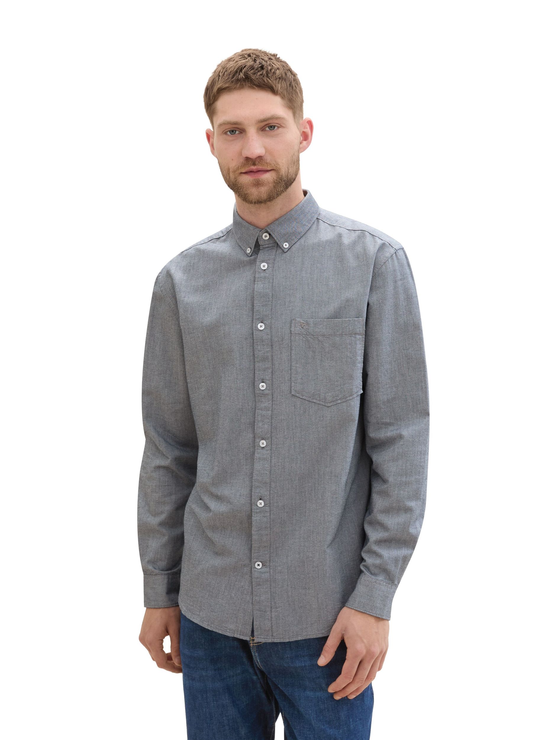 Tom Tailor |  Tom Tailor Hemd Regular Fit  | L | navy chambray