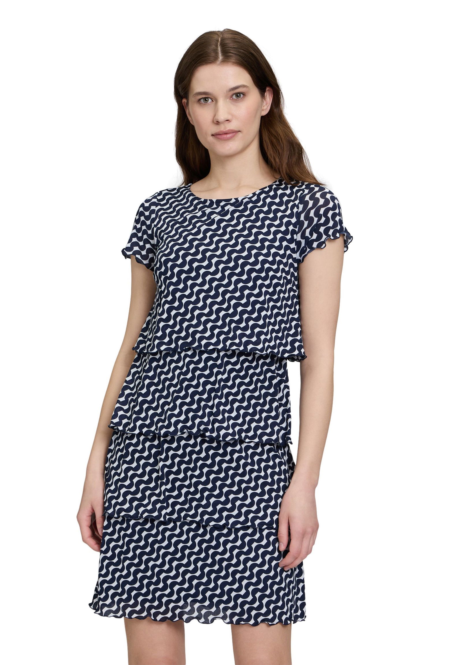 Betty Barclay |  Betty Barclay Freizeitkleid  | 42 | dunkelblau/weiß