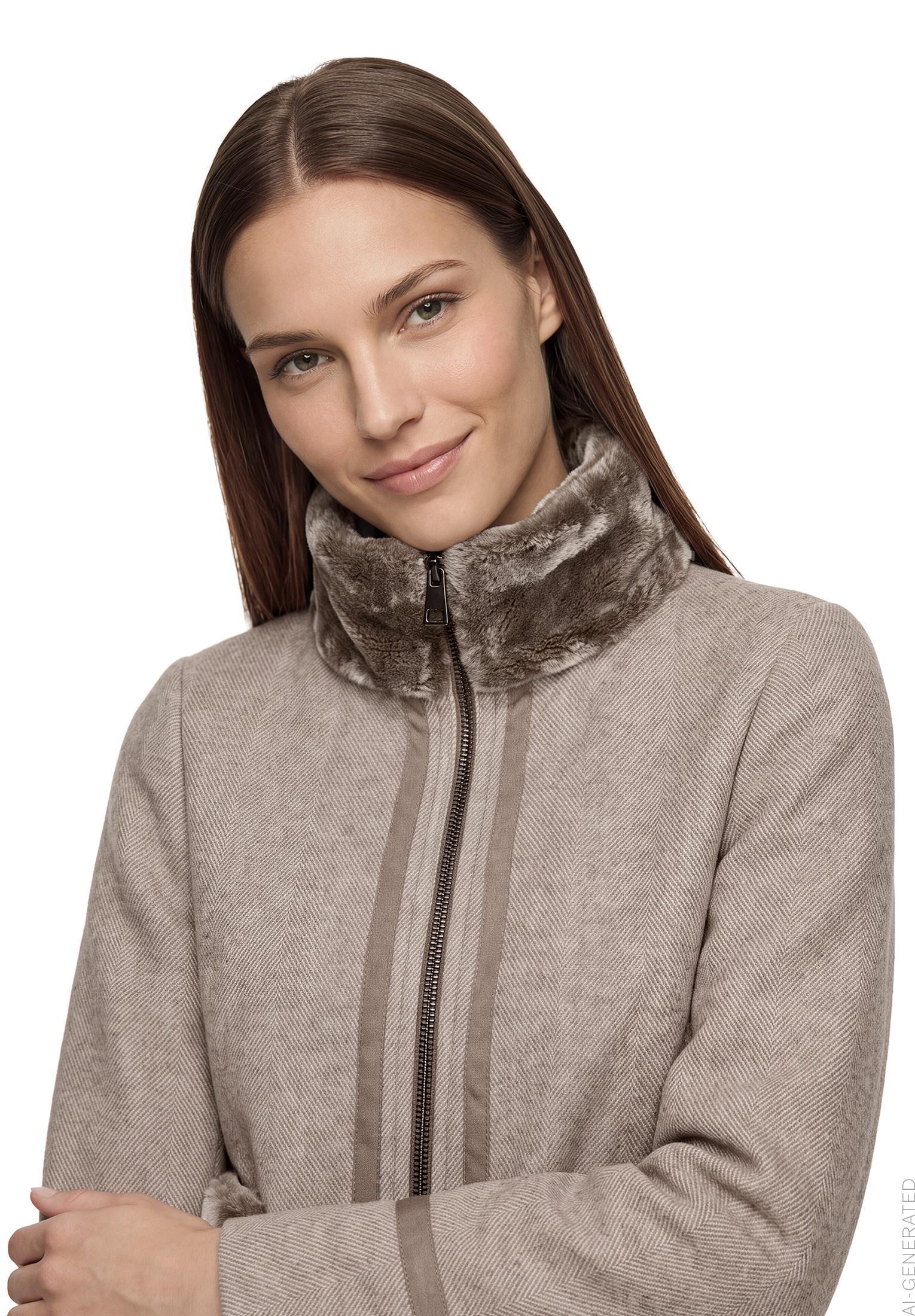 Jacke Wolle, Walnut Melange #6