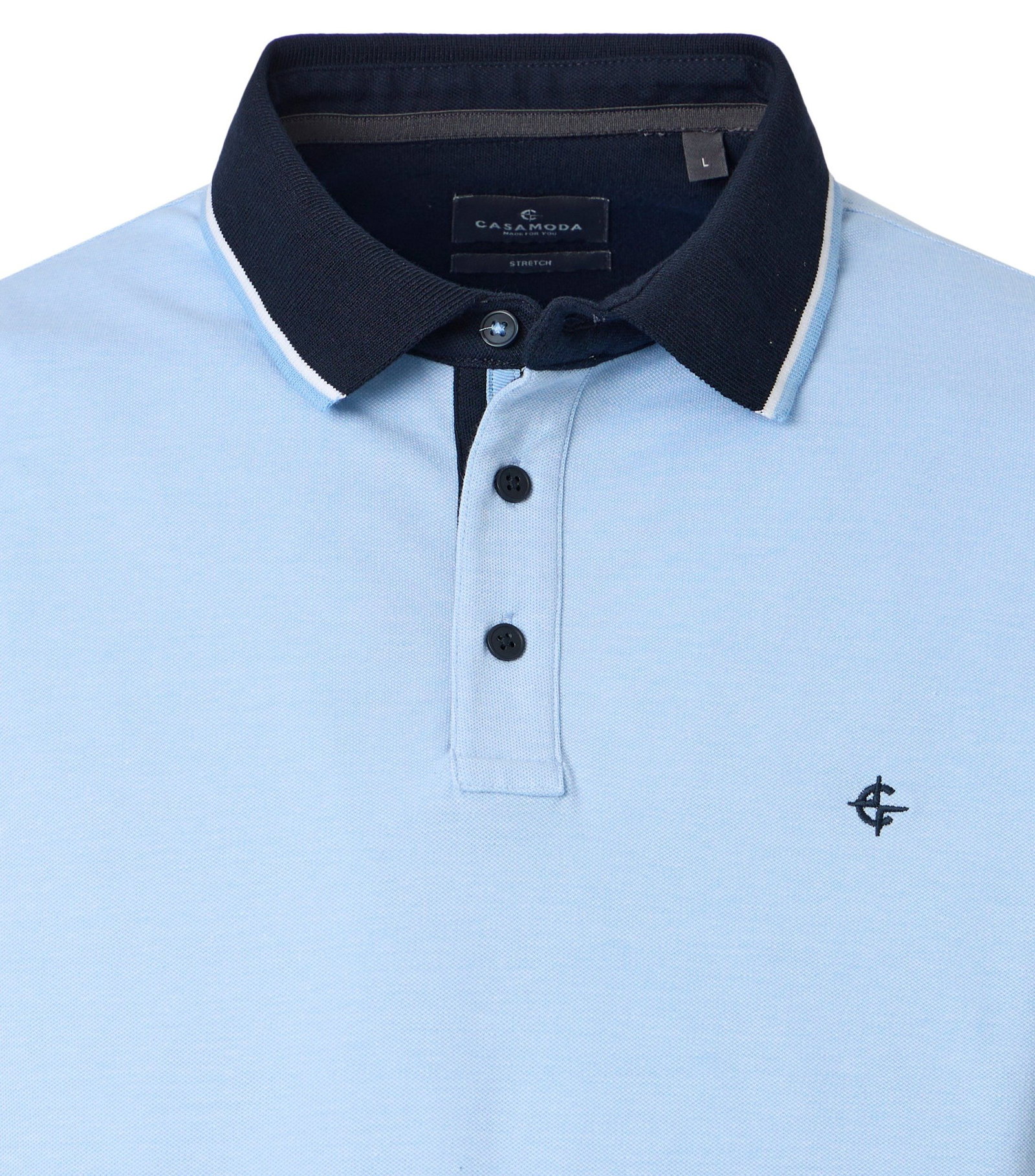Casa Moda |  Casa Moda Poloshirt  | M | blau