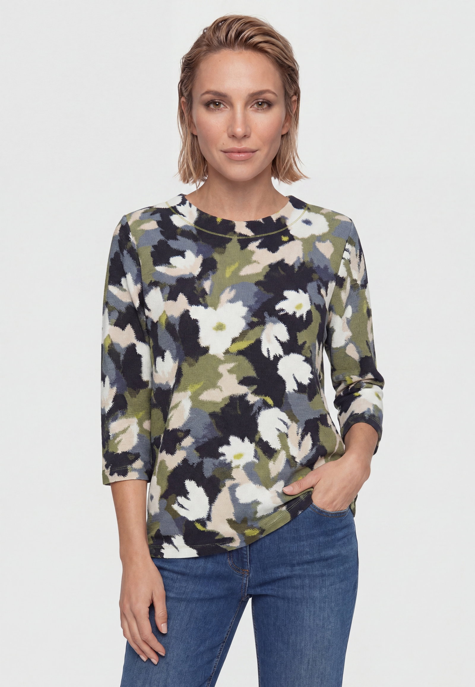 Sweatshirt Long Sleeves, Moss Green #3