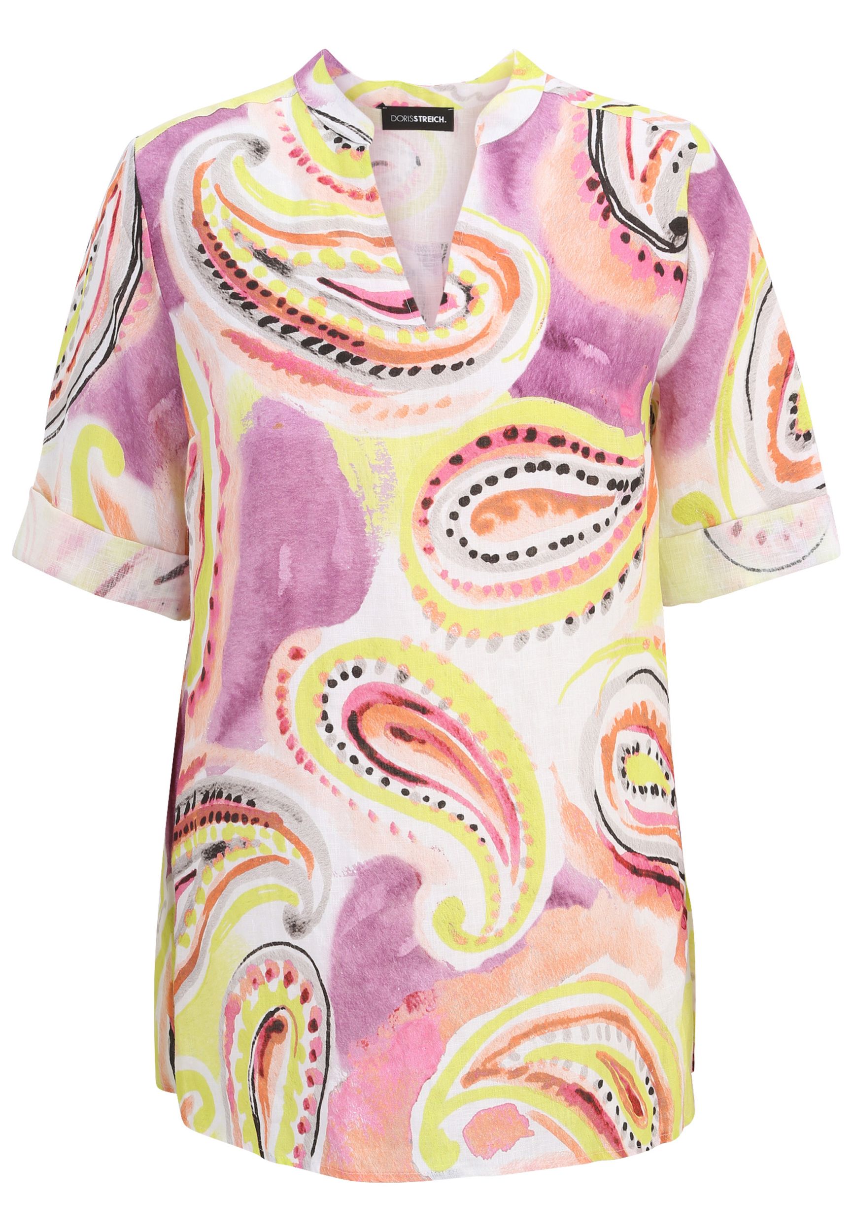 Doris Streich |  Doris Streich Druckbluse  | 50 | multiolor