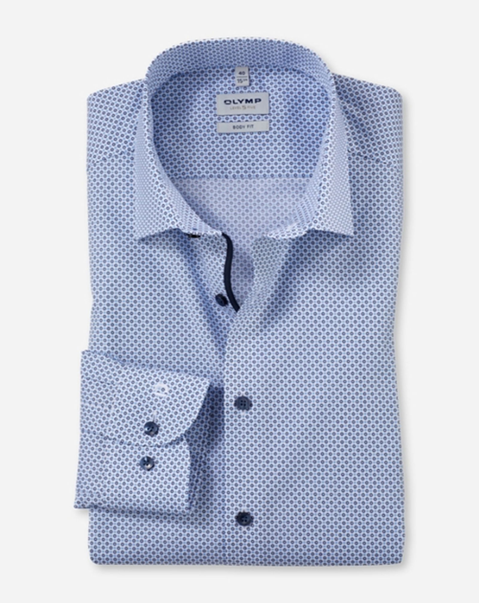 5b2b5132f013b991e76fb46b32e082db Olymp | Olymp Hemd Slim Fit | 38 | bleu