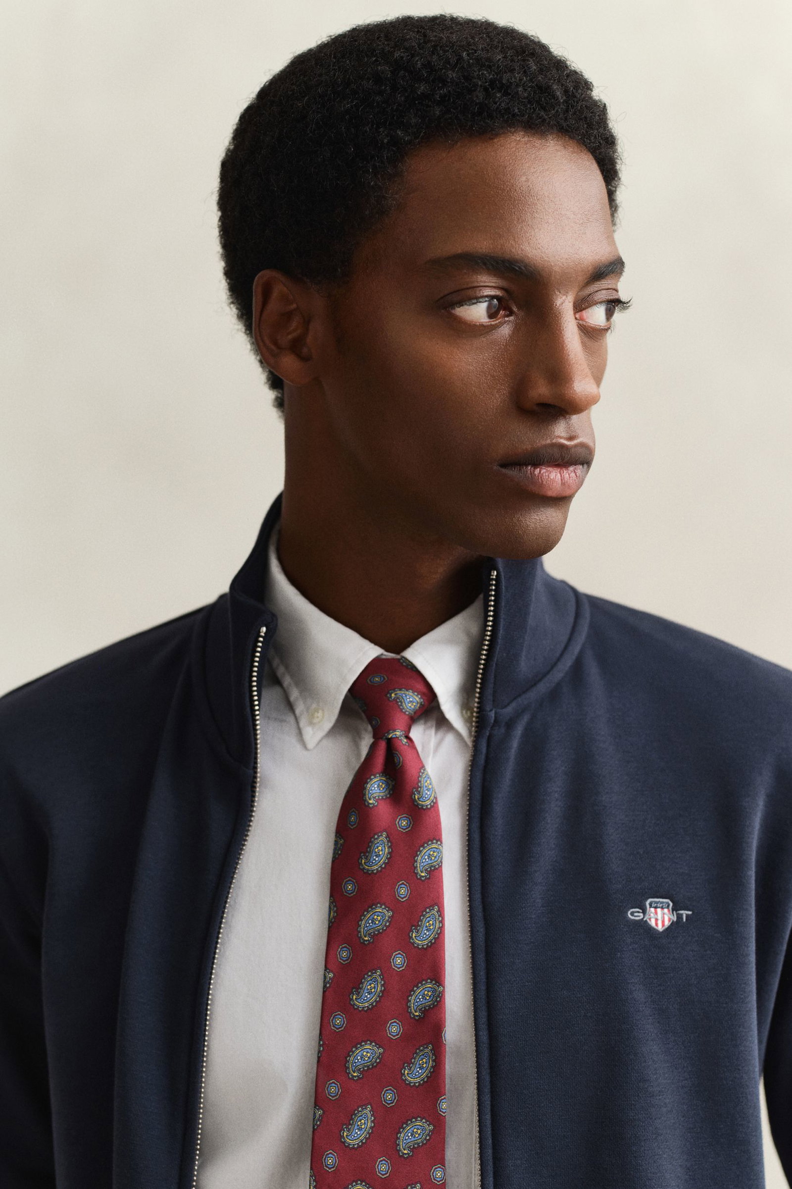 c5c000c5b6a71709f3eb48ad9cebd3ea Gant | Gant Sweatjacke "Shield" | M | evening blue