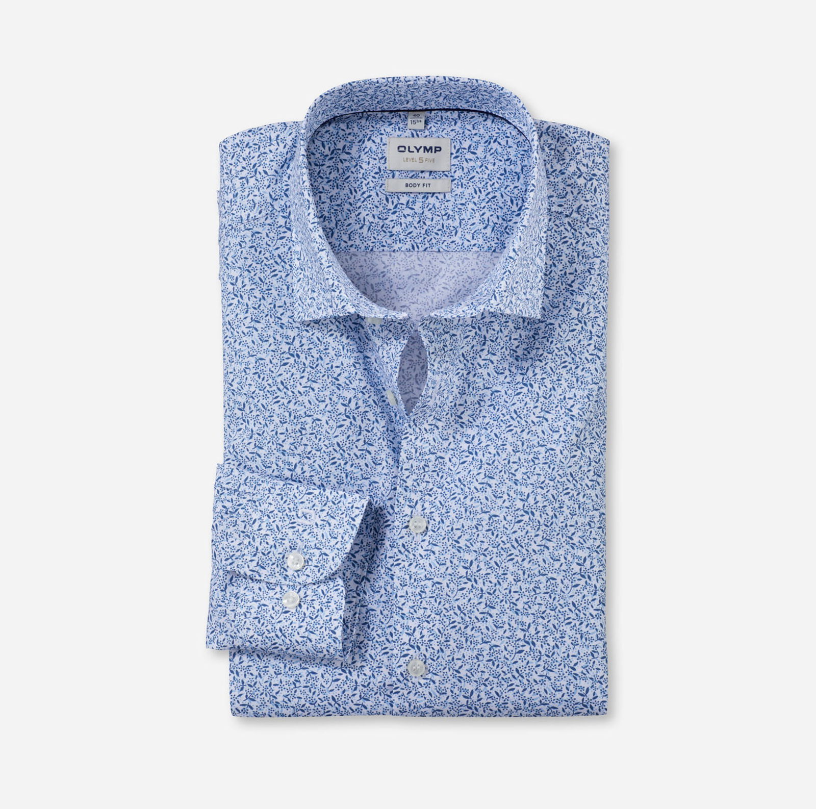 Olymp |  Olymp Hemd Slim Fit  | 42 | bleu