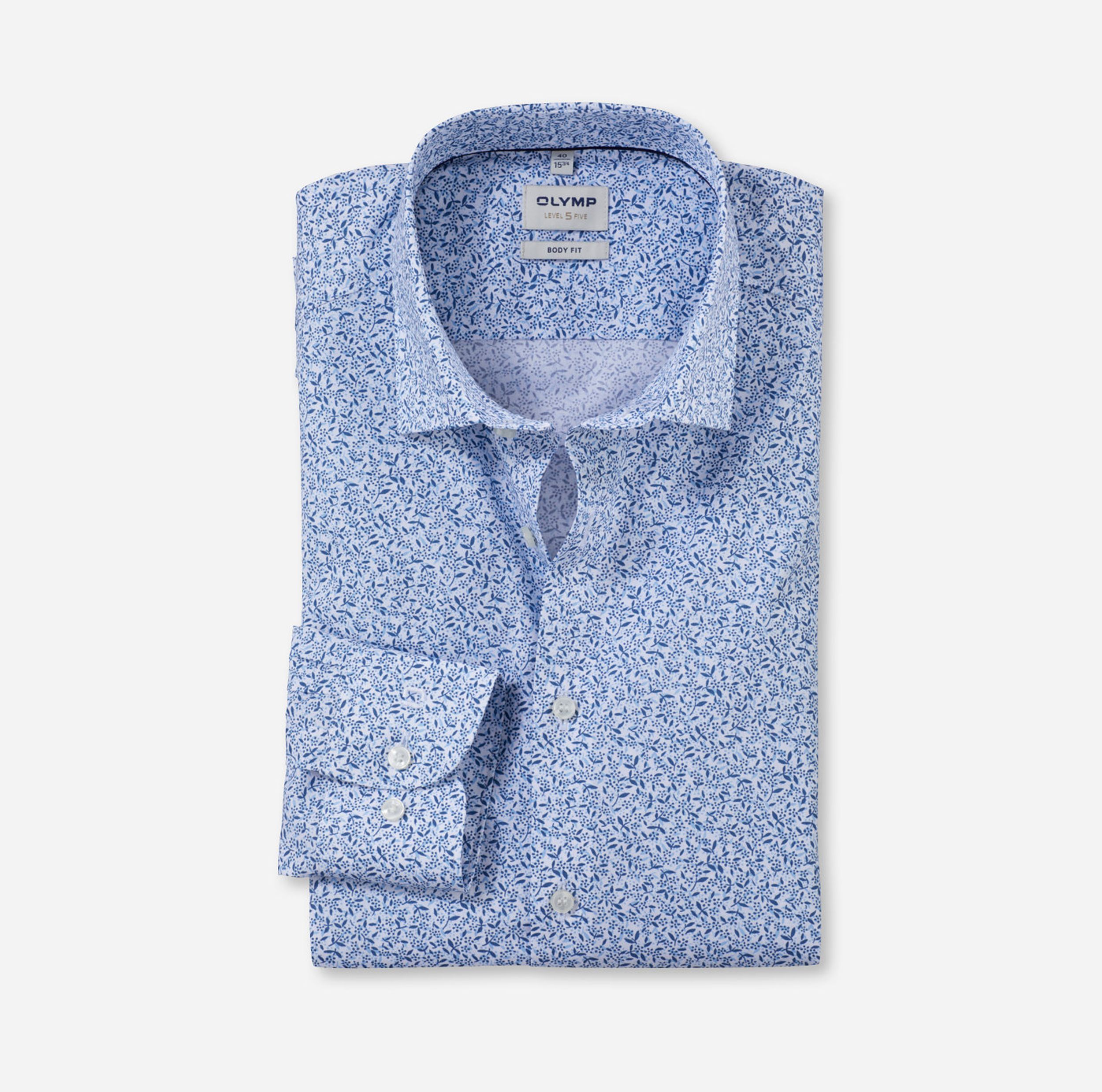 Olymp |  Olymp Hemd Slim Fit  | 42 | bleu