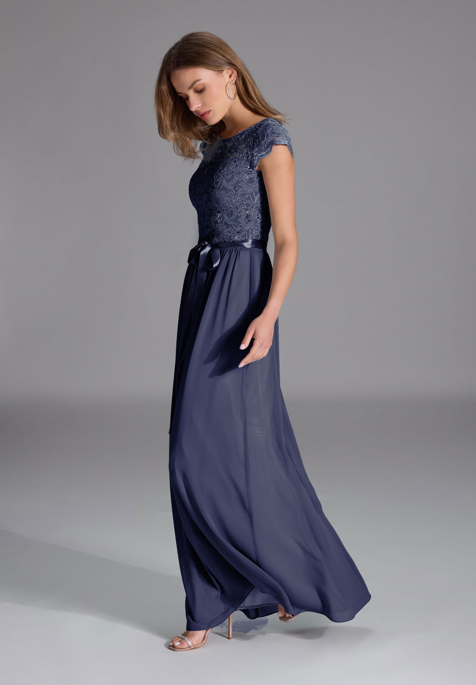 SWING | SWING Langes Kleid | 44 | navy